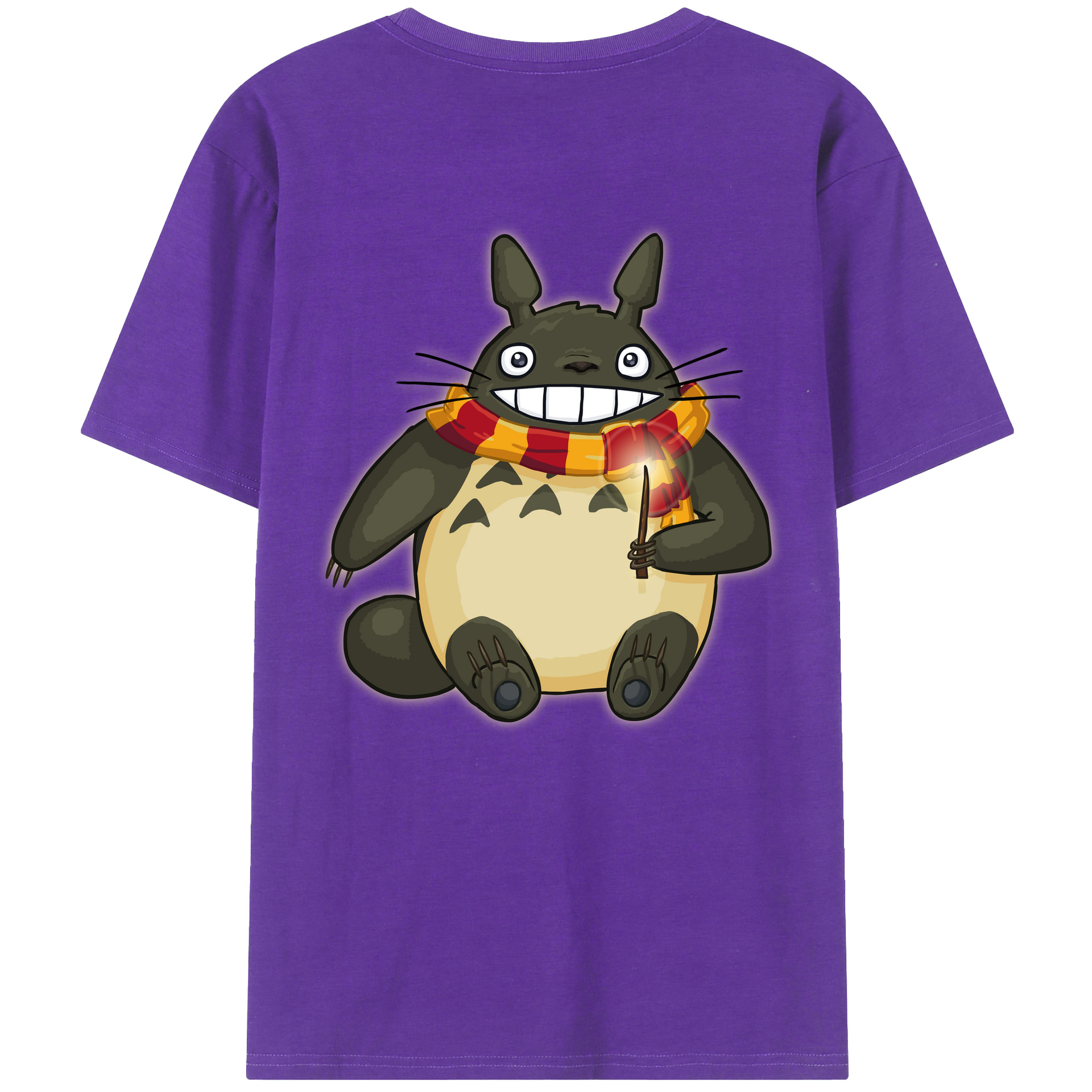 （画像用） となりのトトロ 草壁メイ 草壁サツキ My Neighbor Totoro Satsuki Kusakabe Mei Kusakabe 綿100％半袖Tシャツ（背面プリント）