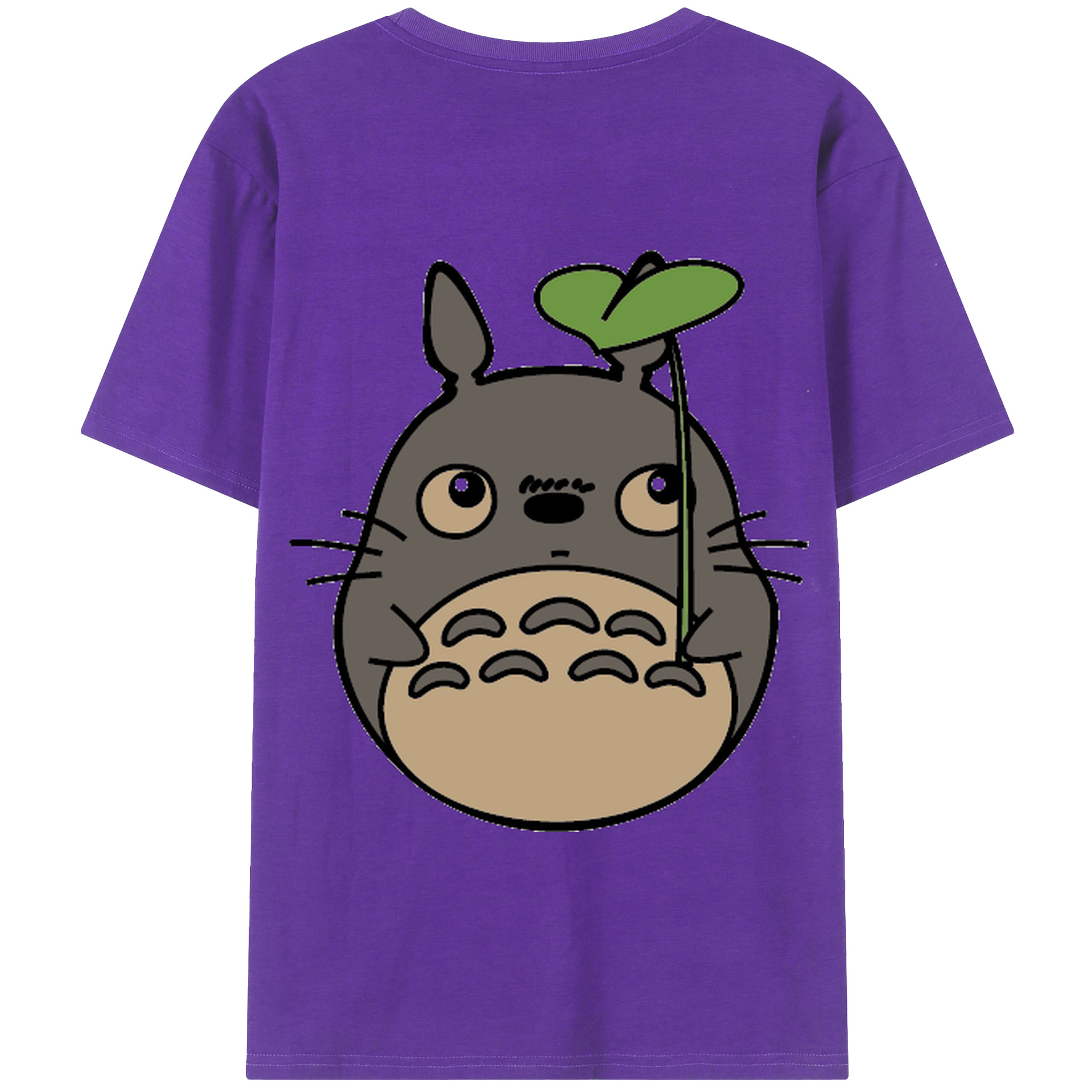 （画像用） となりのトトロ 草壁メイ 草壁サツキ My Neighbor Totoro Satsuki Kusakabe Mei Kusakabe 綿100％半袖Tシャツ（背面プリント）