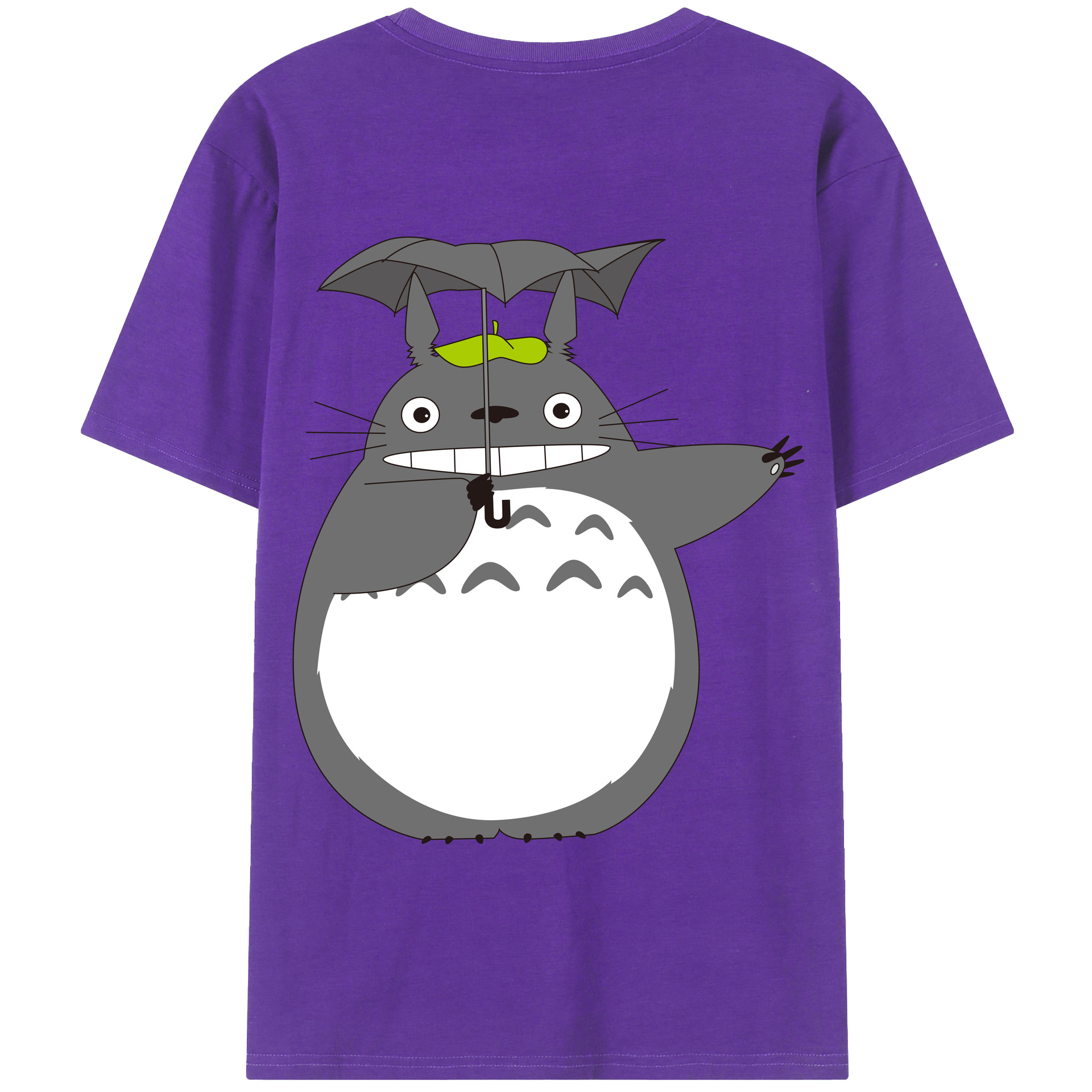 （画像用） となりのトトロ 草壁メイ 草壁サツキ My Neighbor Totoro Satsuki Kusakabe Mei Kusakabe 綿100％半袖Tシャツ（背面プリント）
