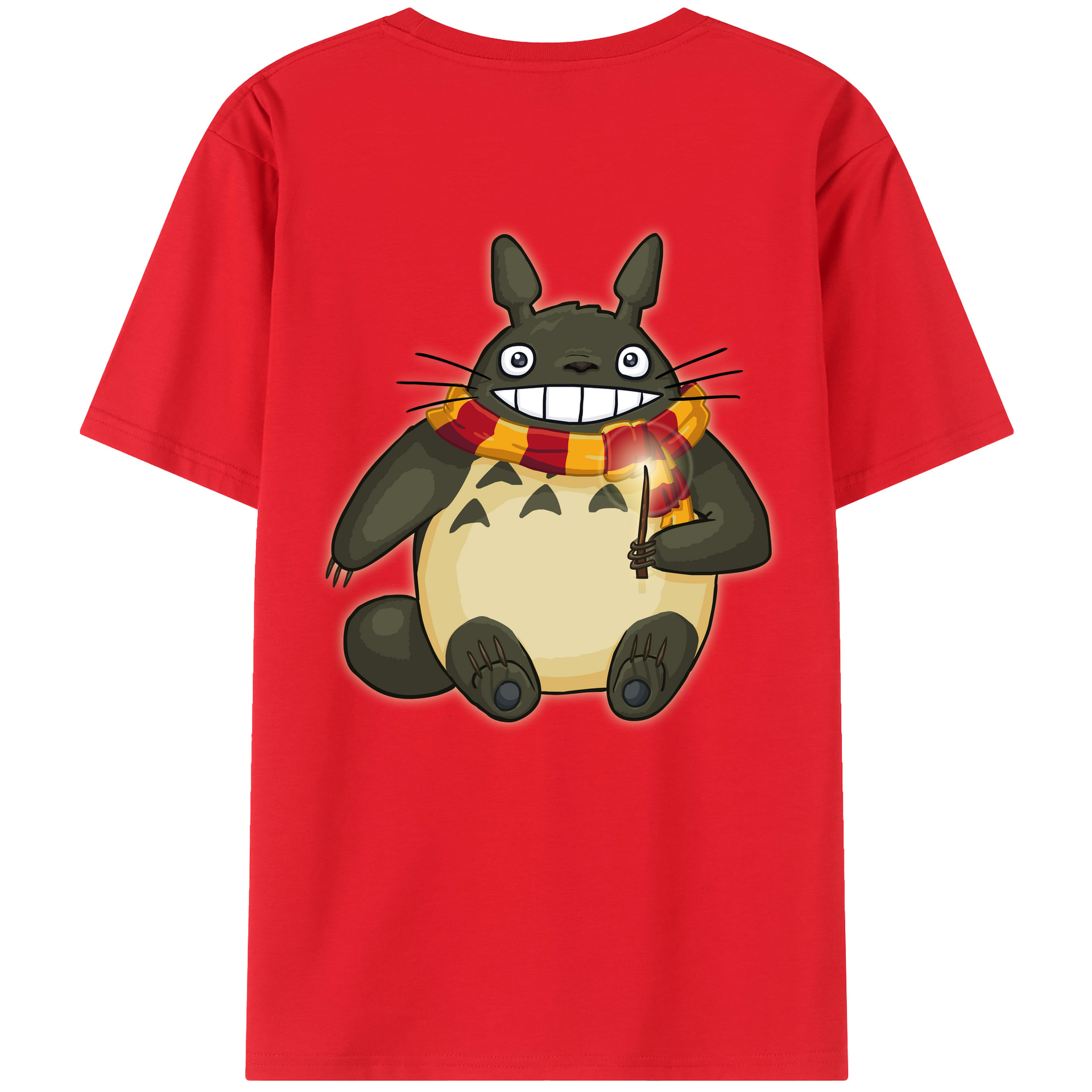 （画像用） となりのトトロ 草壁メイ 草壁サツキ My Neighbor Totoro Satsuki Kusakabe Mei Kusakabe 綿100％半袖Tシャツ（背面プリント）