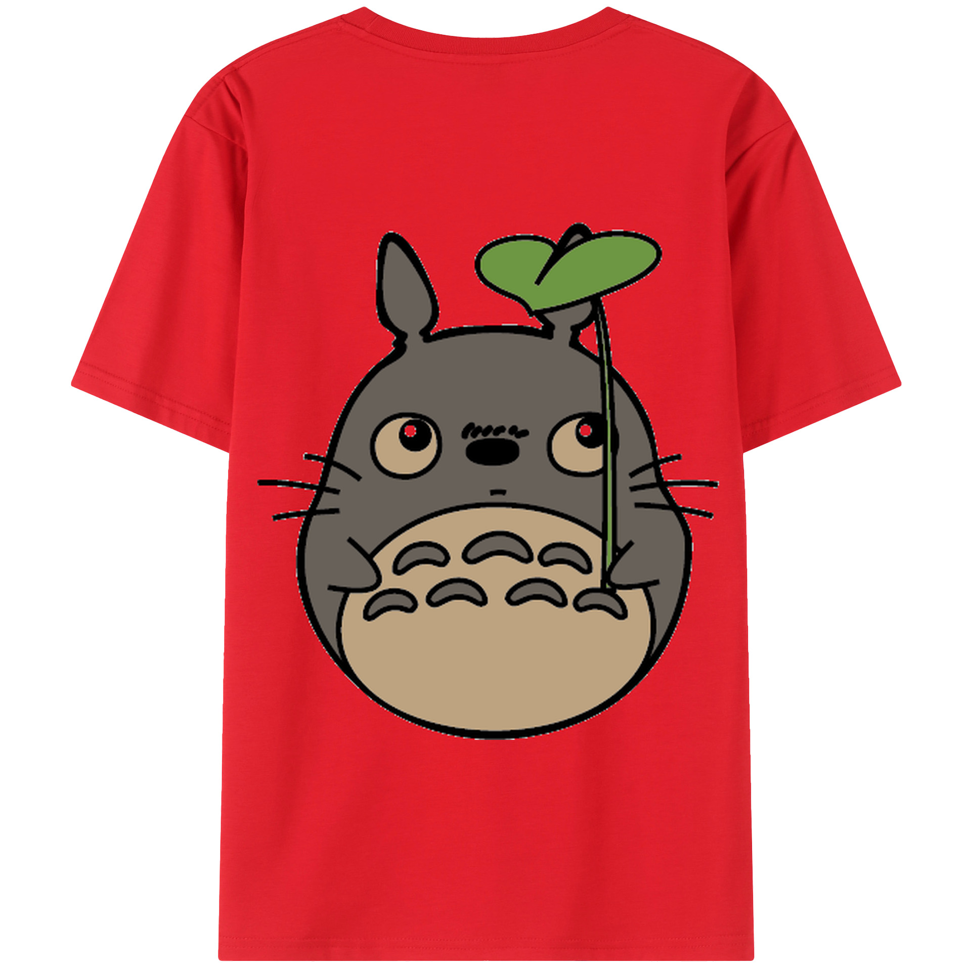 （画像用） となりのトトロ 草壁メイ 草壁サツキ My Neighbor Totoro Satsuki Kusakabe Mei Kusakabe 綿100％半袖Tシャツ（背面プリント）