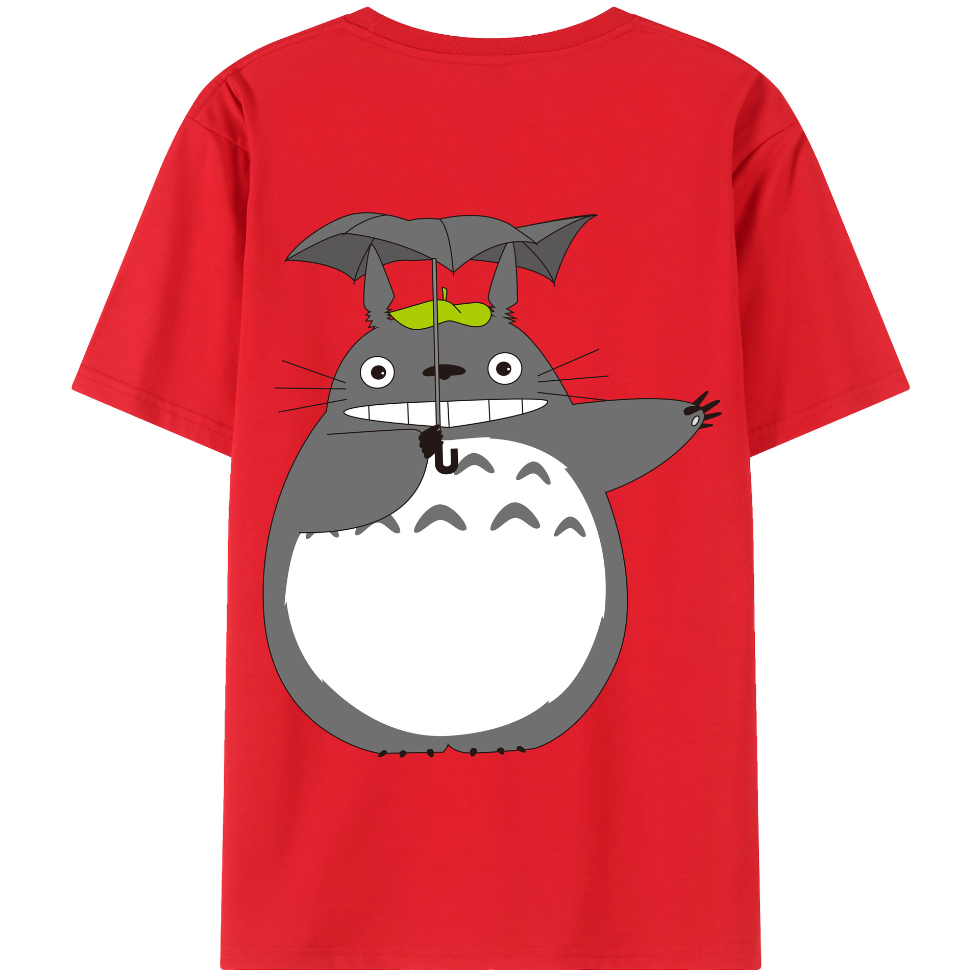 （画像用） となりのトトロ 草壁メイ 草壁サツキ My Neighbor Totoro Satsuki Kusakabe Mei Kusakabe 綿100％半袖Tシャツ（背面プリント）