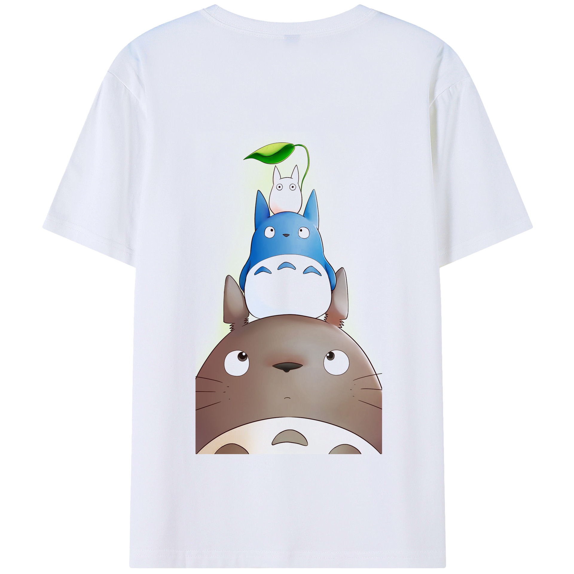 となりのトトロ 草壁メイ 草壁サツキ My Neighbor Totoro Satsuki Kusakabe Mei Kusakabe 綿100％半袖Tシャツ（背面プリント）