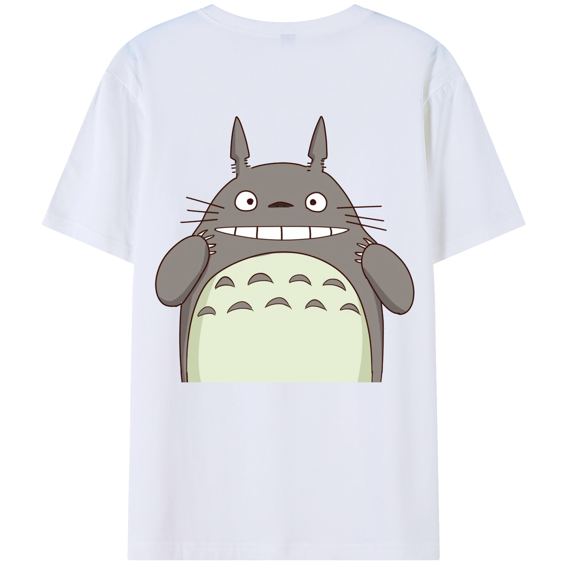 （画像用） となりのトトロ 草壁メイ 草壁サツキ My Neighbor Totoro Satsuki Kusakabe Mei Kusakabe 綿100％半袖Tシャツ（背面プリント）