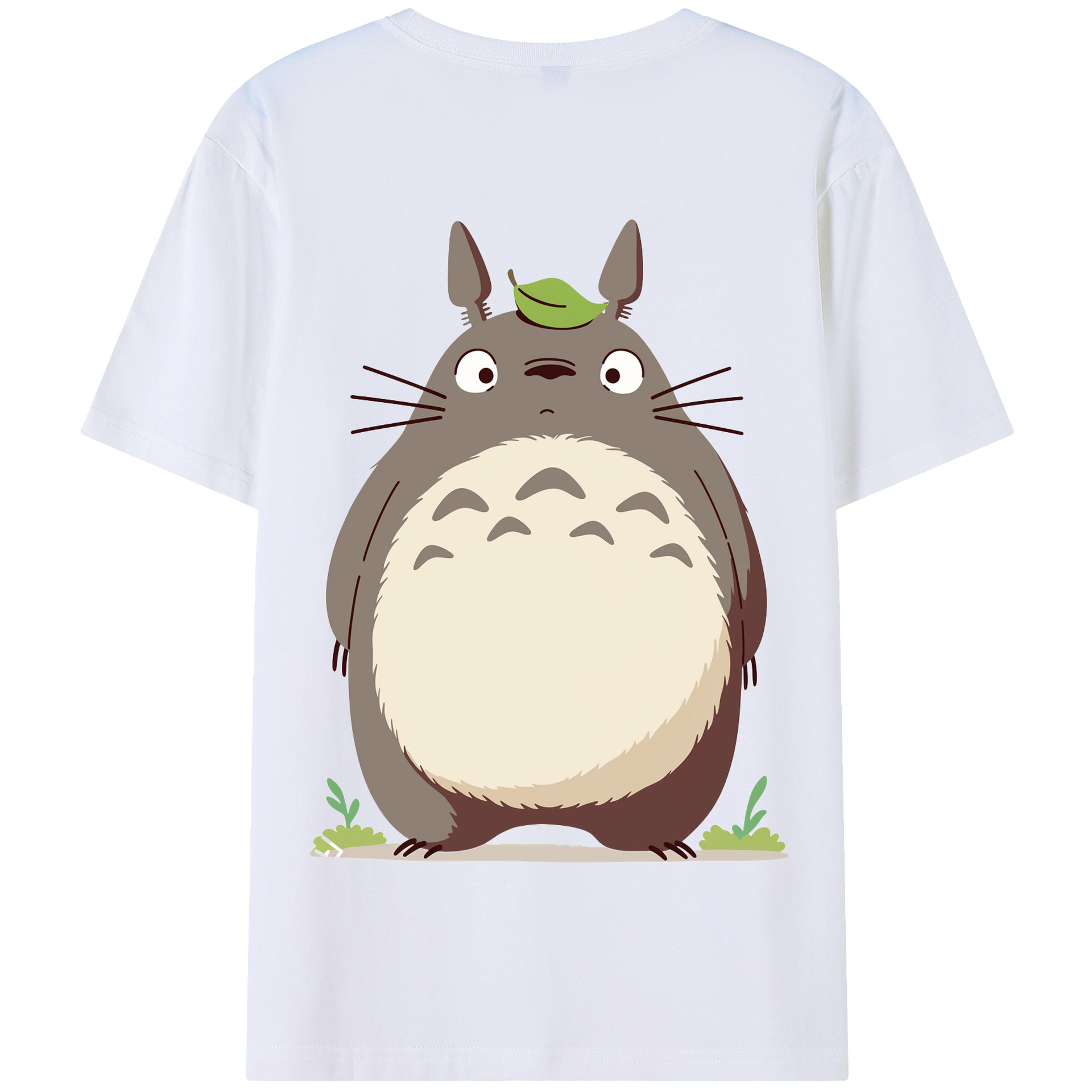 （画像用） となりのトトロ 草壁メイ 草壁サツキ My Neighbor Totoro Satsuki Kusakabe Mei Kusakabe 綿100％半袖Tシャツ（背面プリント）