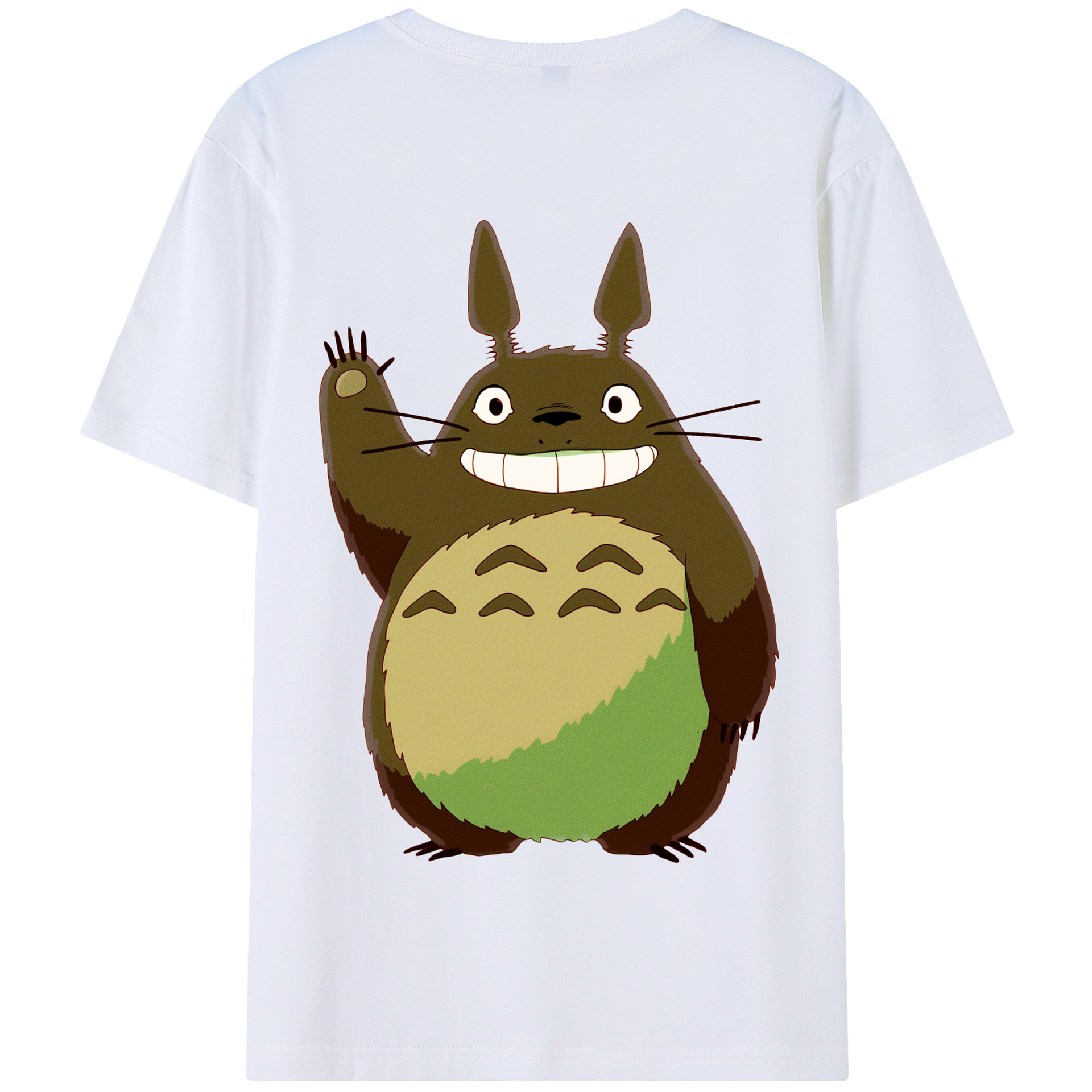 （画像用） となりのトトロ 草壁メイ 草壁サツキ My Neighbor Totoro Satsuki Kusakabe Mei Kusakabe 綿100％半袖Tシャツ（背面プリント）