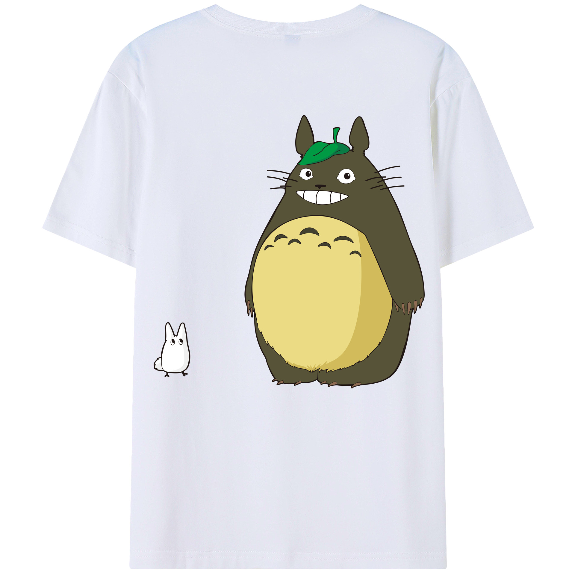 （画像用） となりのトトロ 草壁メイ 草壁サツキ My Neighbor Totoro Satsuki Kusakabe Mei Kusakabe 綿100％半袖Tシャツ（背面プリント）