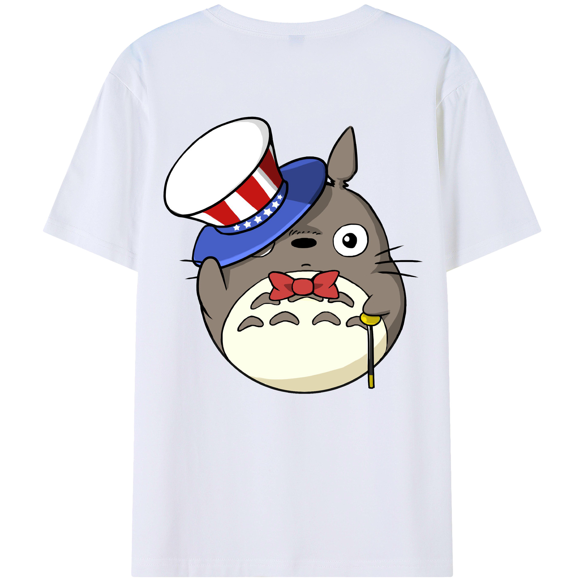 となりのトトロ 草壁メイ 草壁サツキ My Neighbor Totoro Satsuki Kusakabe Mei Kusakabe 綿100％半袖Tシャツ（背面プリント）