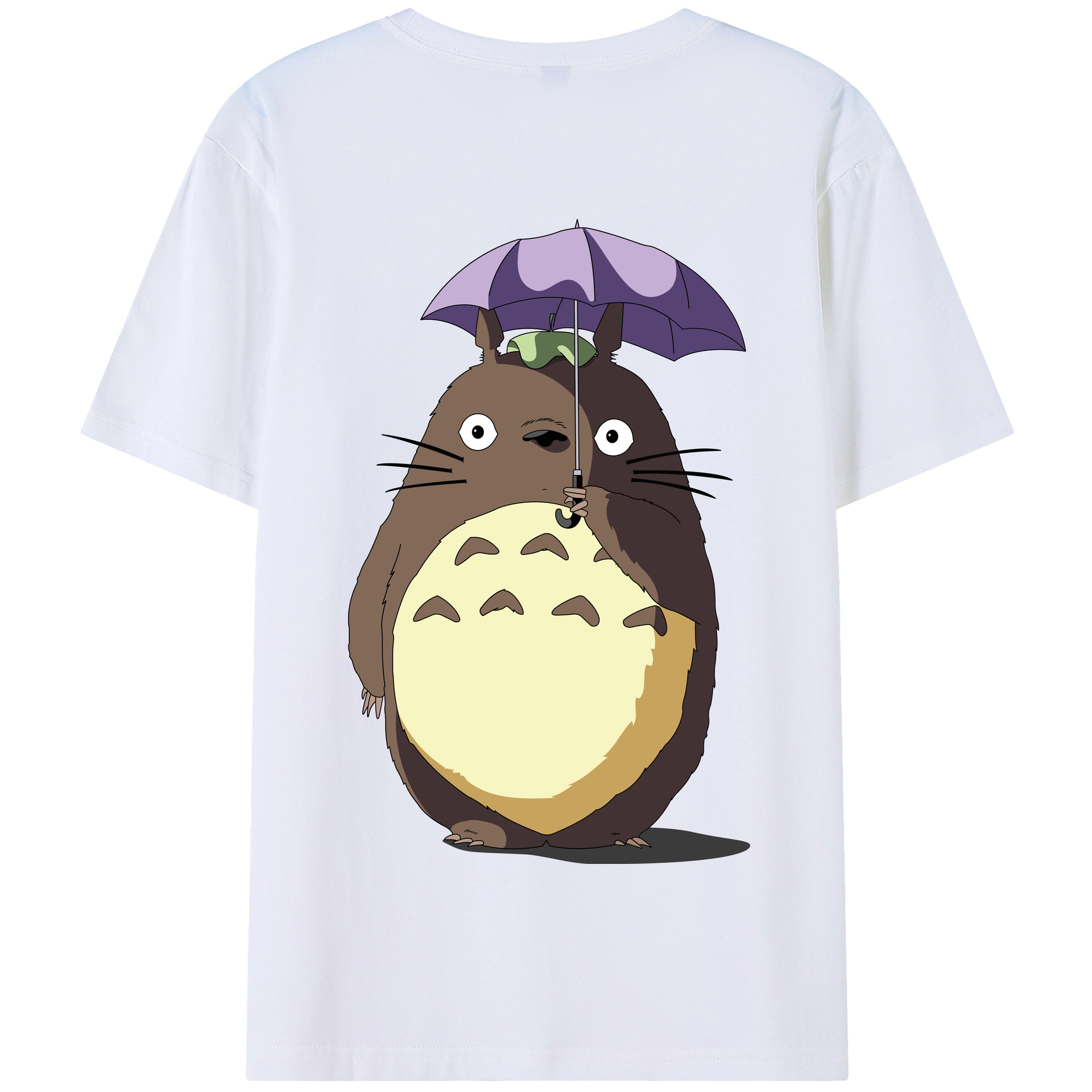 となりのトトロ 草壁メイ 草壁サツキ My Neighbor Totoro Satsuki Kusakabe Mei Kusakabe 綿100％半袖Tシャツ（背面プリント）