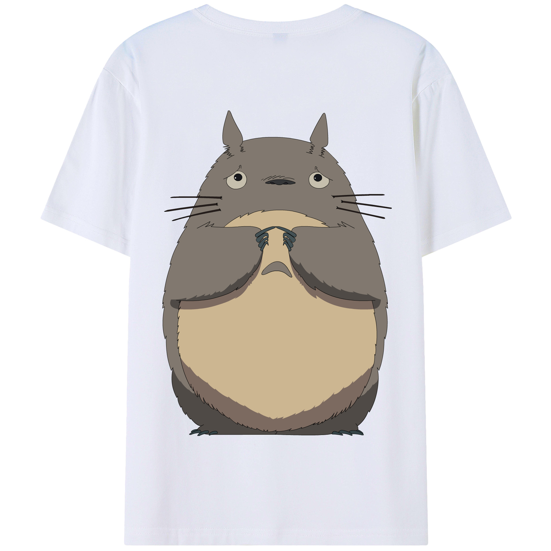 となりのトトロ 草壁メイ 草壁サツキ My Neighbor Totoro Satsuki Kusakabe Mei Kusakabe 綿100％半袖Tシャツ（背面プリント）