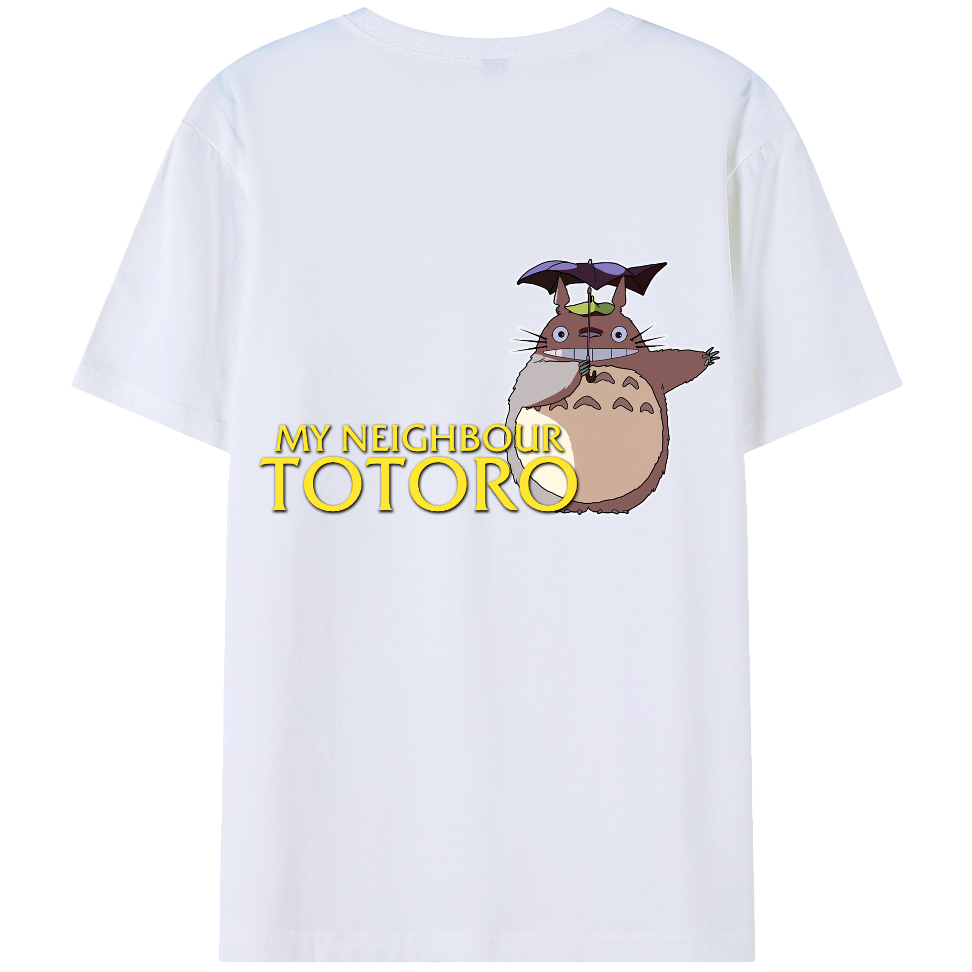 となりのトトロ 草壁メイ 草壁サツキ My Neighbor Totoro Satsuki Kusakabe Mei Kusakabe 綿100％半袖Tシャツ（背面プリント）