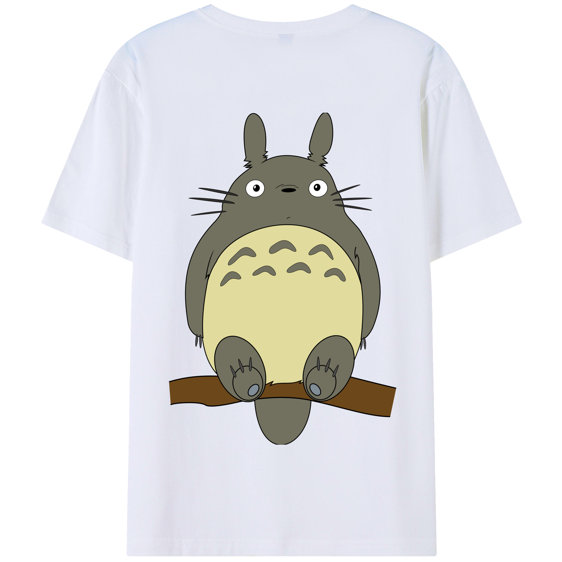 となりのトトロ 草壁メイ 草壁サツキ My Neighbor Totoro Satsuki Kusakabe Mei Kusakabe 綿100％半袖Tシャツ（背面プリント）