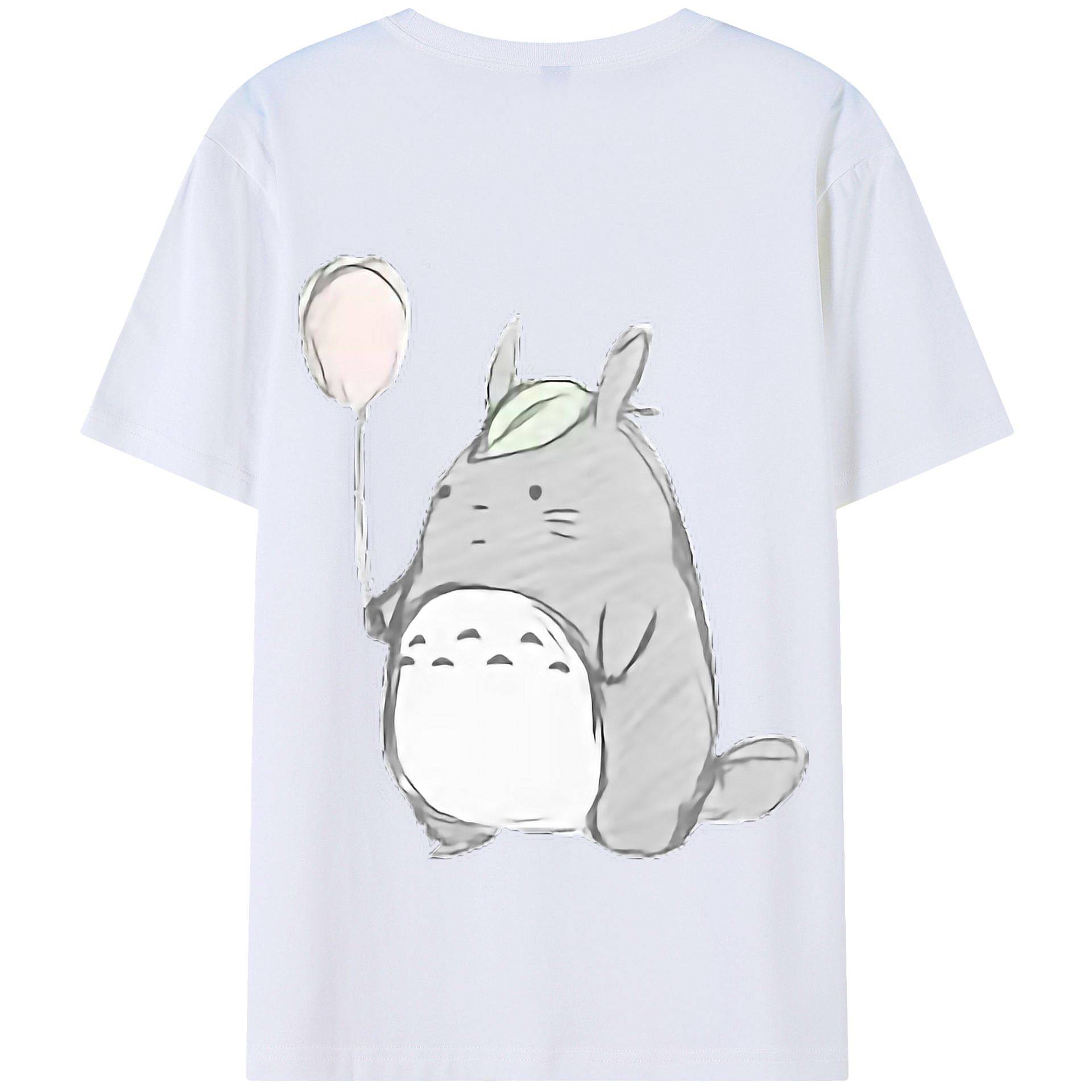 となりのトトロ 草壁メイ 草壁サツキ My Neighbor Totoro Satsuki Kusakabe Mei Kusakabe 綿100％半袖Tシャツ（背面プリント）