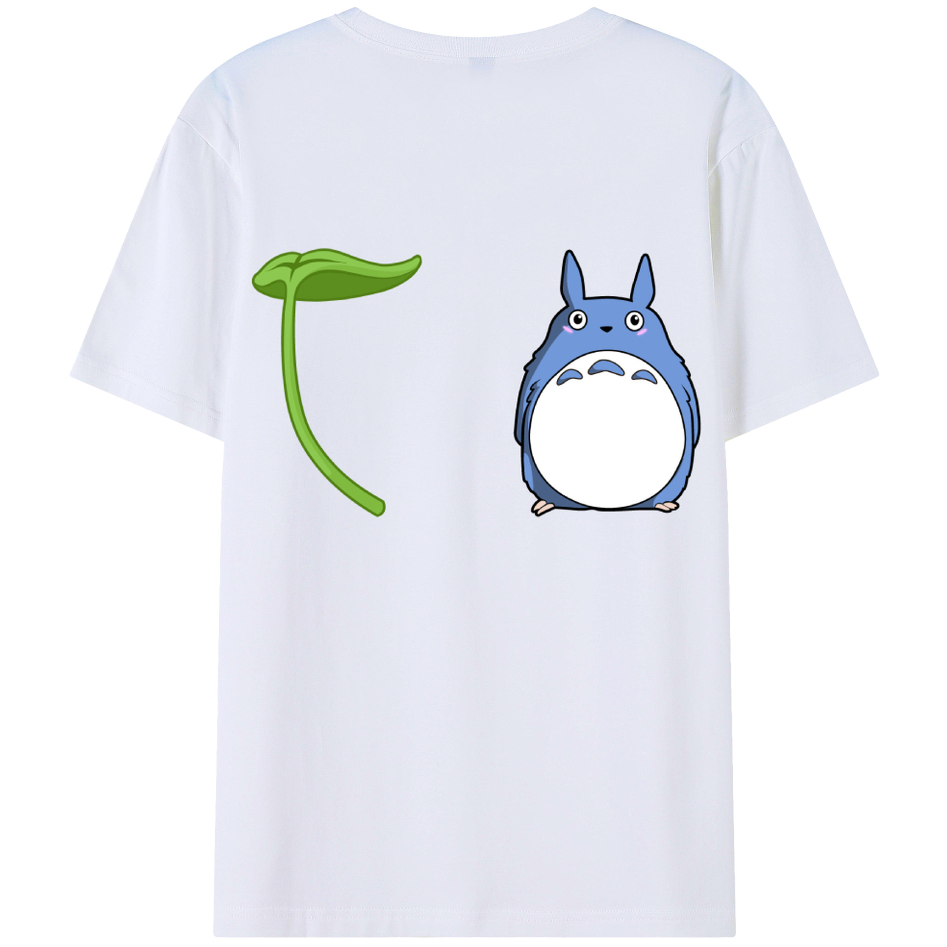 となりのトトロ 草壁メイ 草壁サツキ My Neighbor Totoro Satsuki Kusakabe Mei Kusakabe 綿100％半袖Tシャツ（背面プリント）