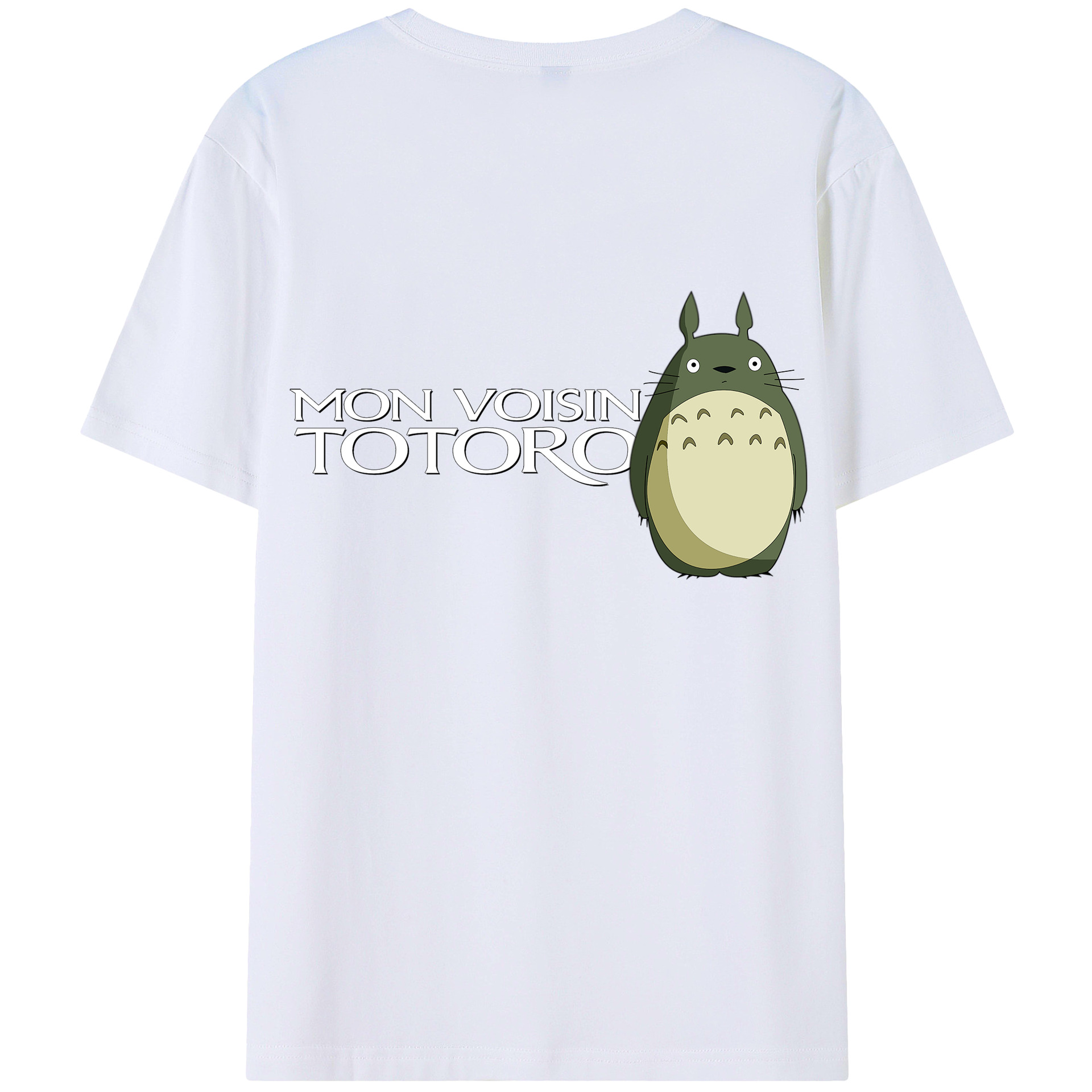 となりのトトロ 草壁メイ 草壁サツキ My Neighbor Totoro Satsuki Kusakabe Mei Kusakabe 綿100％半袖Tシャツ（背面プリント）