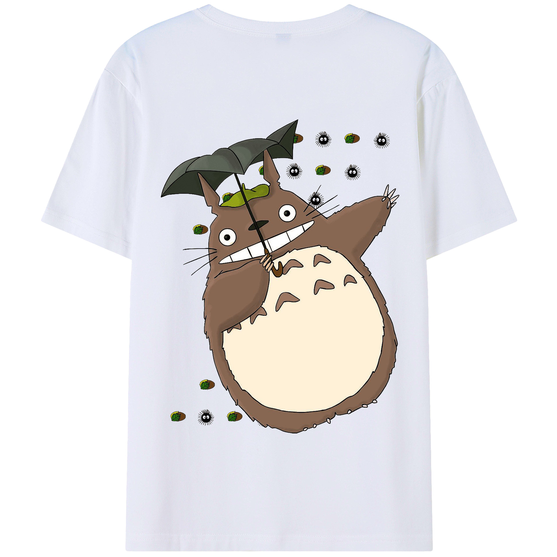 となりのトトロ 草壁メイ 草壁サツキ My Neighbor Totoro Satsuki Kusakabe Mei Kusakabe 綿100％半袖Tシャツ（背面プリント）