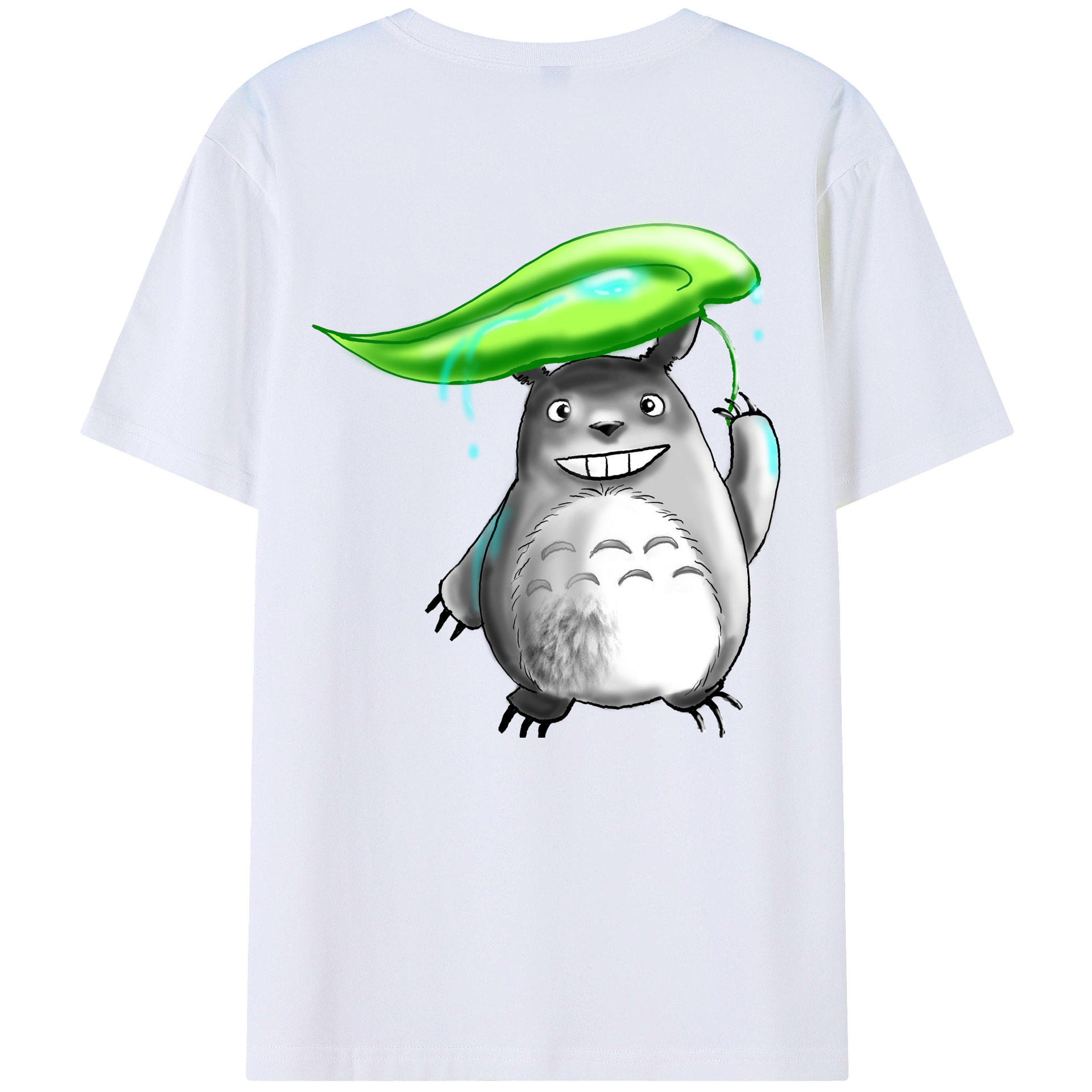 となりのトトロ 草壁メイ 草壁サツキ My Neighbor Totoro Satsuki Kusakabe Mei Kusakabe 綿100％半袖Tシャツ（背面プリント）