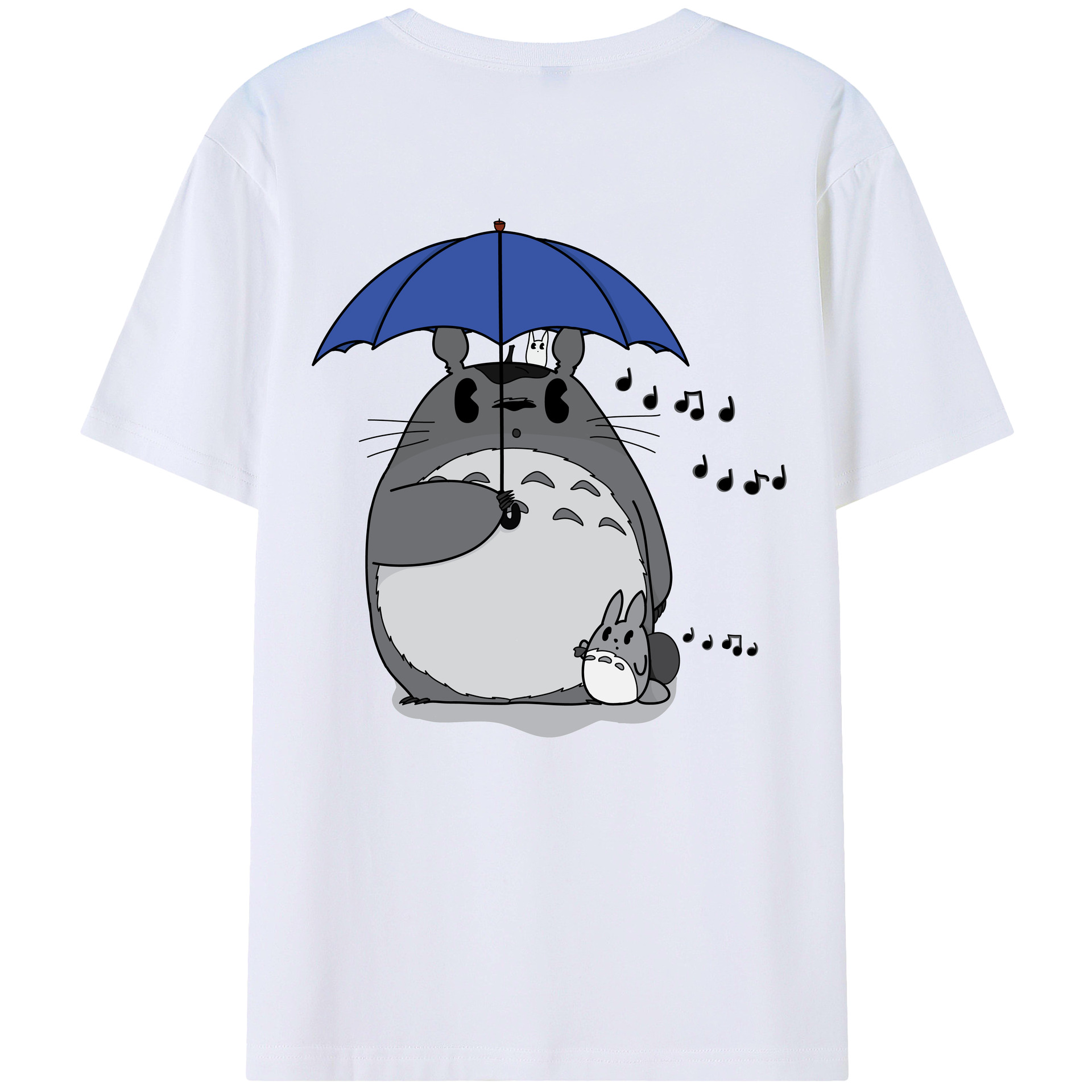 となりのトトロ 草壁メイ 草壁サツキ My Neighbor Totoro Satsuki Kusakabe Mei Kusakabe 綿100％半袖Tシャツ（背面プリント）