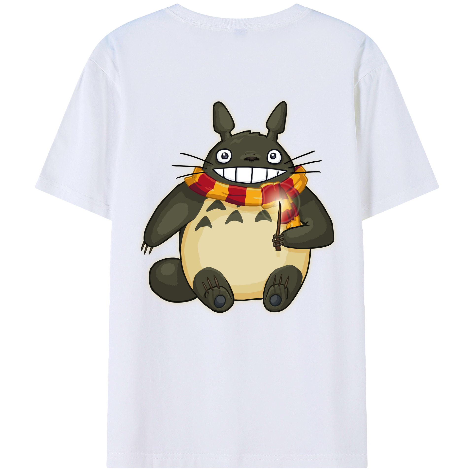 （画像用） となりのトトロ 草壁メイ 草壁サツキ My Neighbor Totoro Satsuki Kusakabe Mei Kusakabe 綿100％半袖Tシャツ（背面プリント）