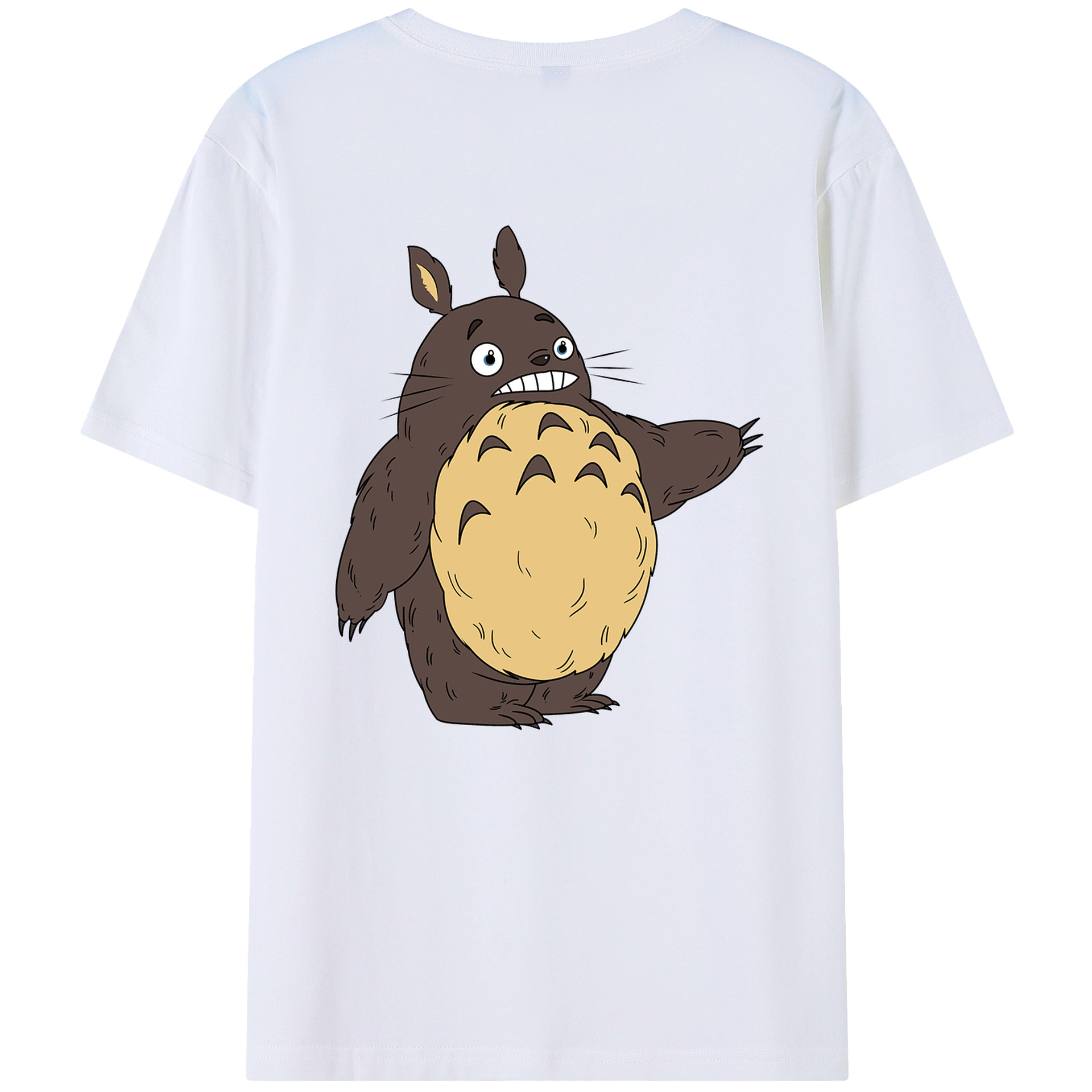 となりのトトロ 草壁メイ 草壁サツキ My Neighbor Totoro Satsuki Kusakabe Mei Kusakabe 綿100％半袖Tシャツ（背面プリント）