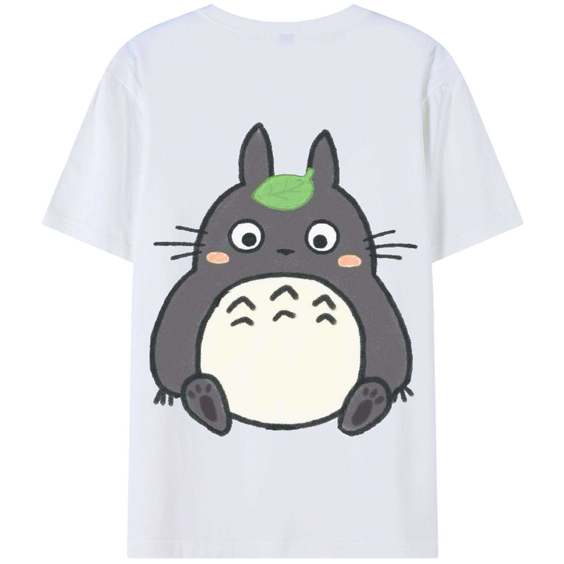 となりのトトロ 草壁メイ 草壁サツキ My Neighbor Totoro Satsuki Kusakabe Mei Kusakabe 綿100％半袖Tシャツ（背面プリント）
