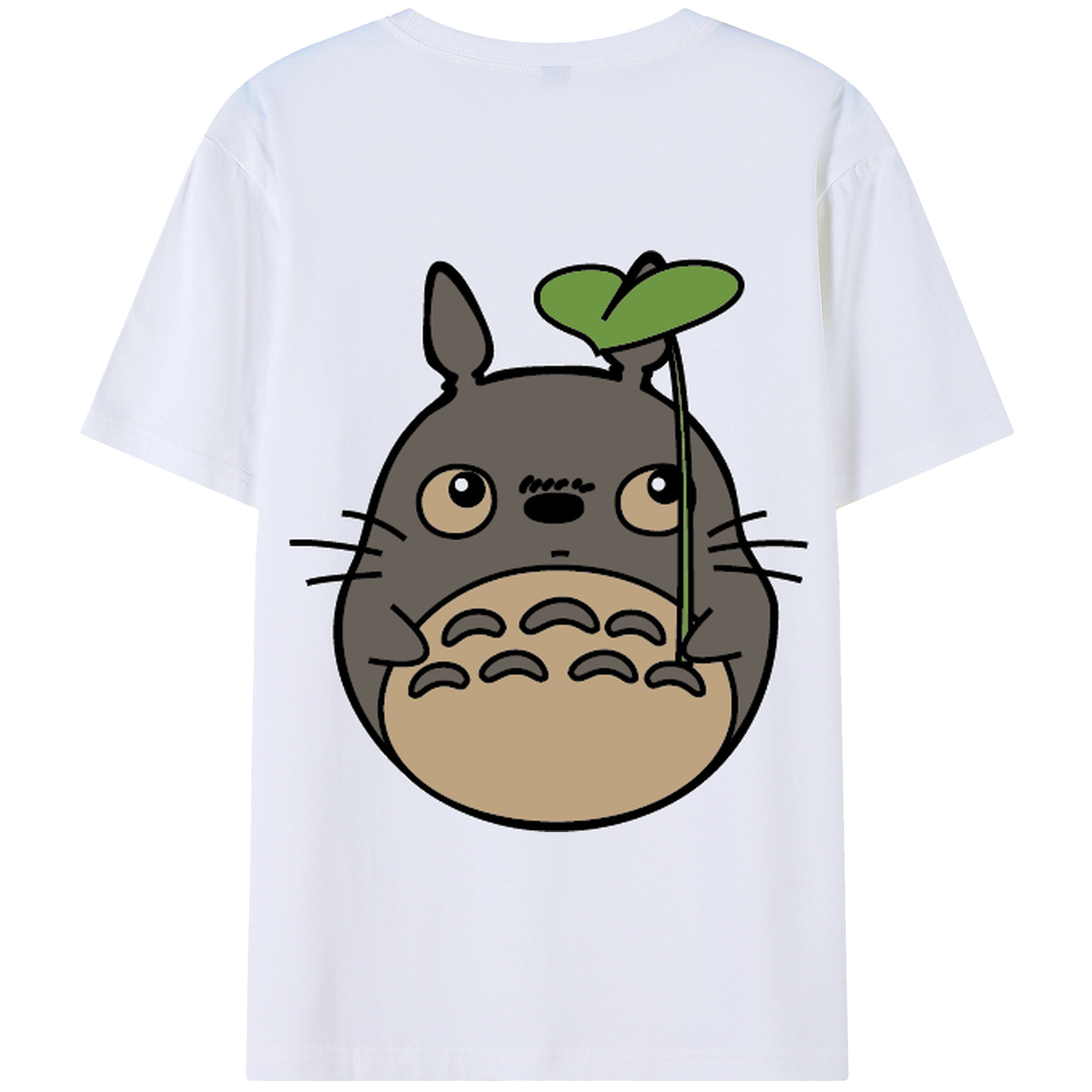 （画像用） となりのトトロ 草壁メイ 草壁サツキ My Neighbor Totoro Satsuki Kusakabe Mei Kusakabe 綿100％半袖Tシャツ（背面プリント）
