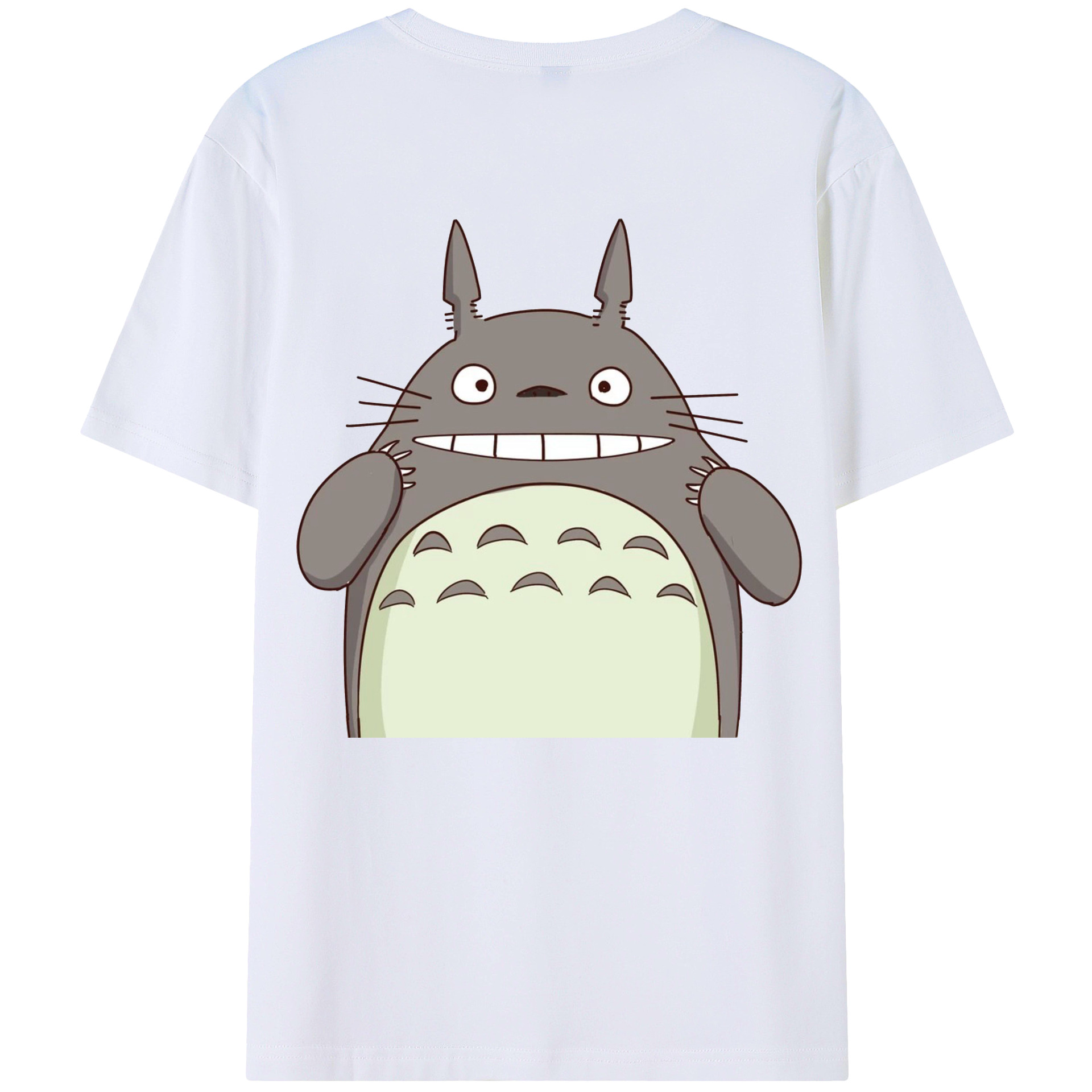 となりのトトロ 草壁メイ 草壁サツキ My Neighbor Totoro Satsuki Kusakabe Mei Kusakabe 綿100％半袖Tシャツ（背面プリント）