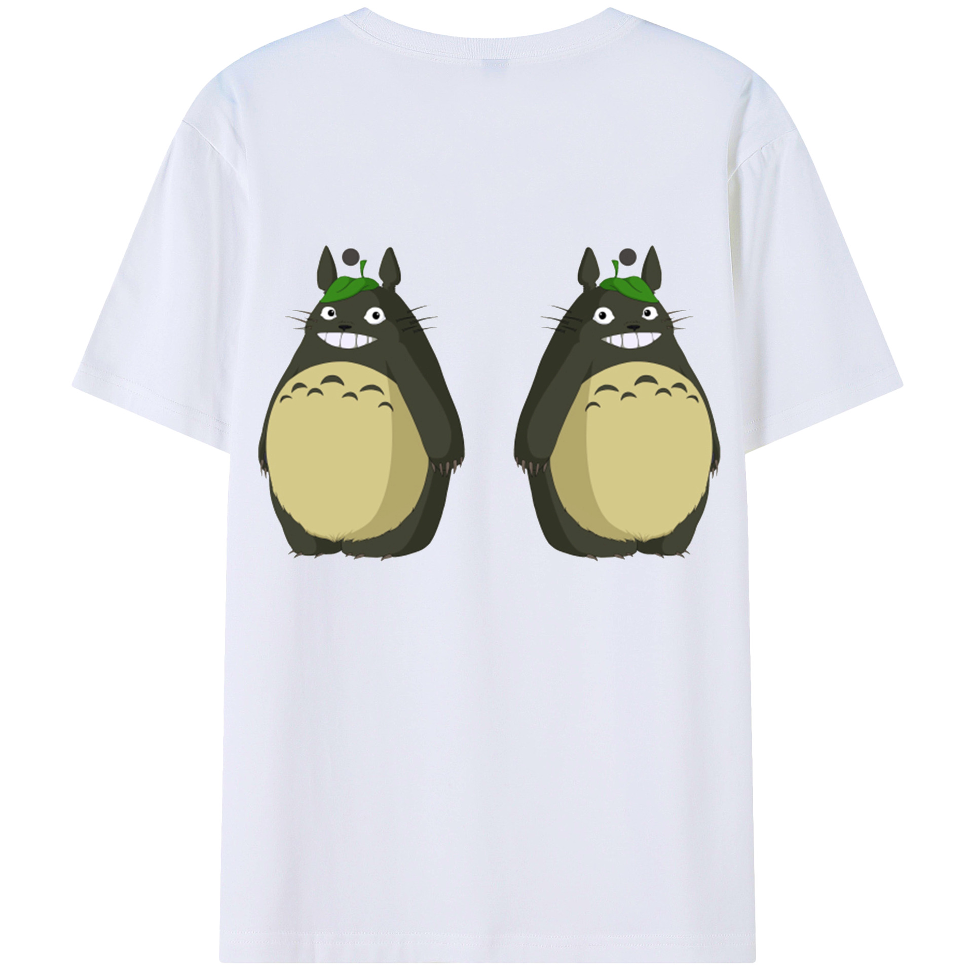 となりのトトロ 草壁メイ 草壁サツキ My Neighbor Totoro Satsuki Kusakabe Mei Kusakabe 綿100％半袖Tシャツ（背面プリント）