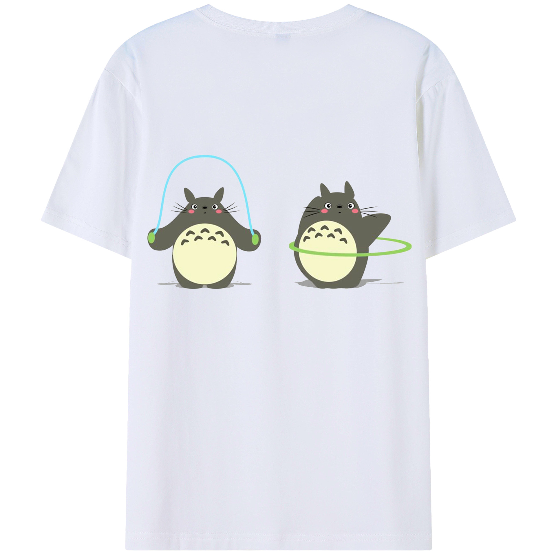 （画像用） となりのトトロ 草壁メイ 草壁サツキ My Neighbor Totoro Satsuki Kusakabe Mei Kusakabe 綿100％半袖Tシャツ（背面プリント）