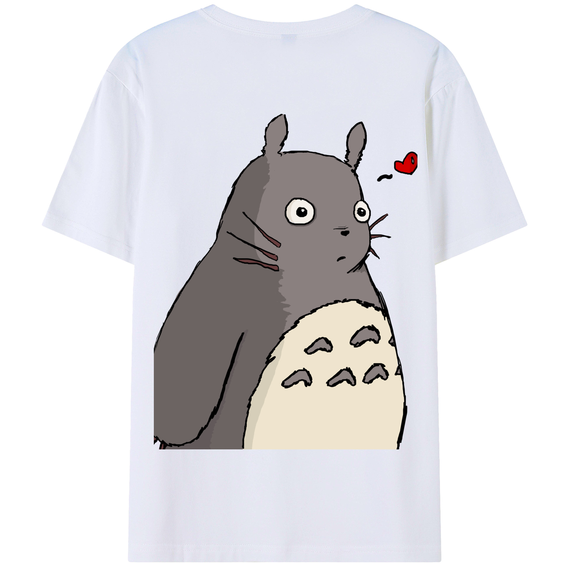となりのトトロ 草壁メイ 草壁サツキ My Neighbor Totoro Satsuki Kusakabe Mei Kusakabe 綿100％半袖Tシャツ（背面プリント）