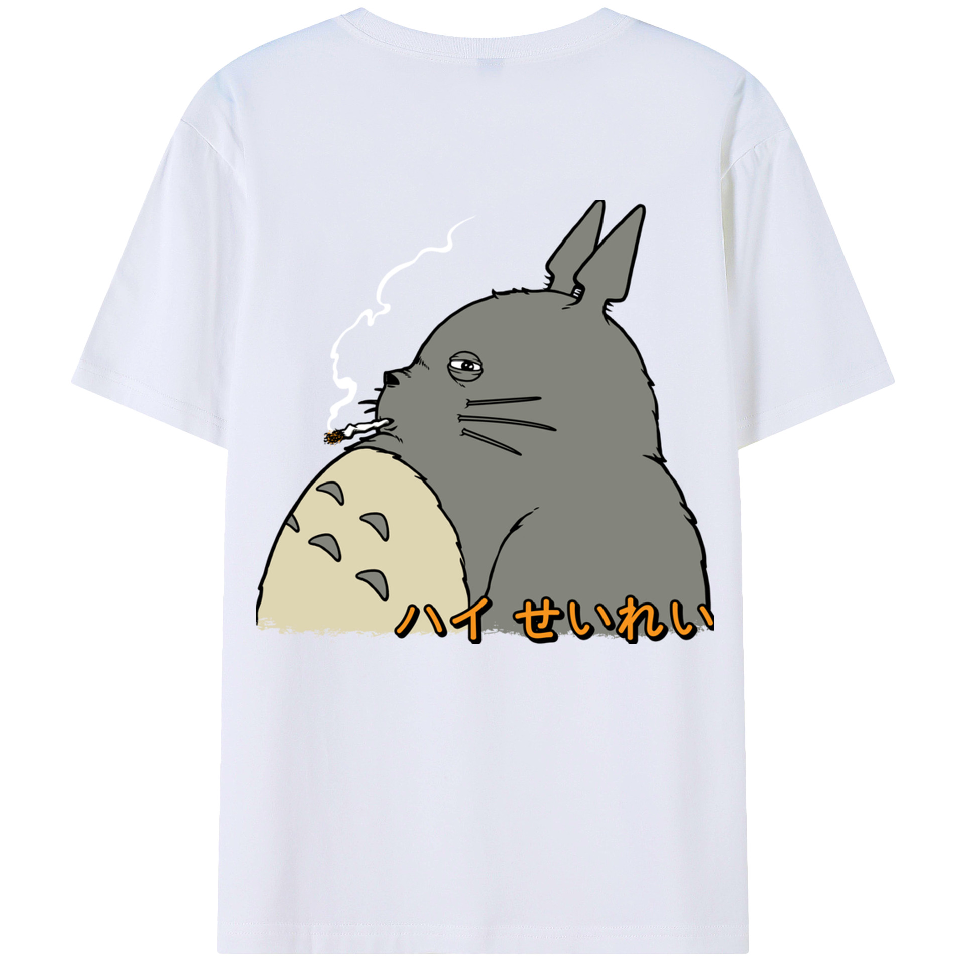 となりのトトロ 草壁メイ 草壁サツキ My Neighbor Totoro Satsuki Kusakabe Mei Kusakabe 綿100％半袖Tシャツ（背面プリント）