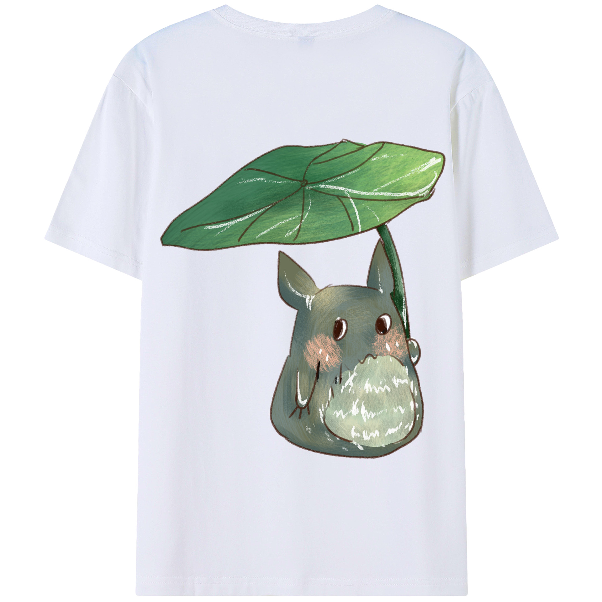 となりのトトロ 草壁メイ 草壁サツキ My Neighbor Totoro Satsuki Kusakabe Mei Kusakabe 綿100％半袖Tシャツ（背面プリント）