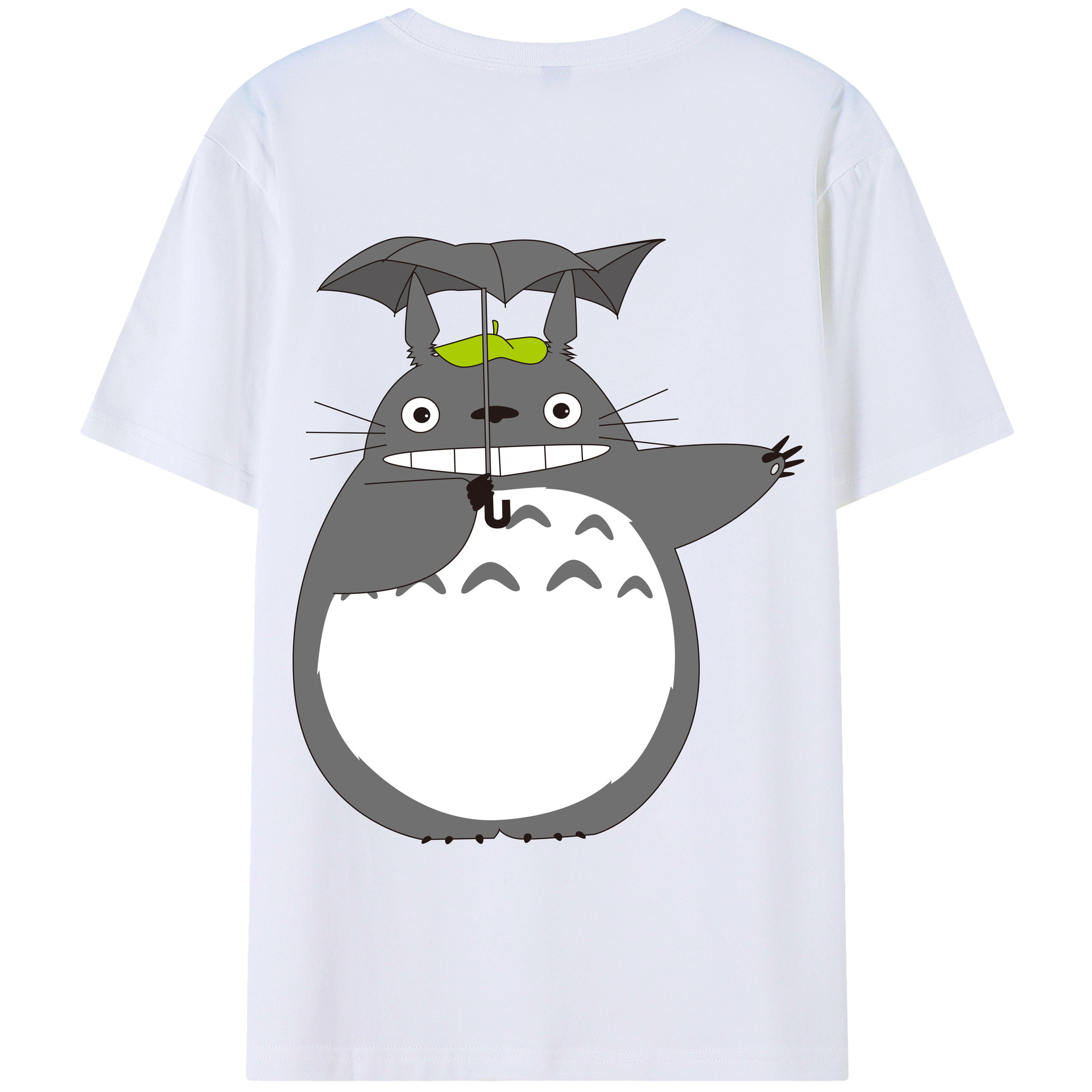 （画像用） となりのトトロ 草壁メイ 草壁サツキ My Neighbor Totoro Satsuki Kusakabe Mei Kusakabe 綿100％半袖Tシャツ（背面プリント）