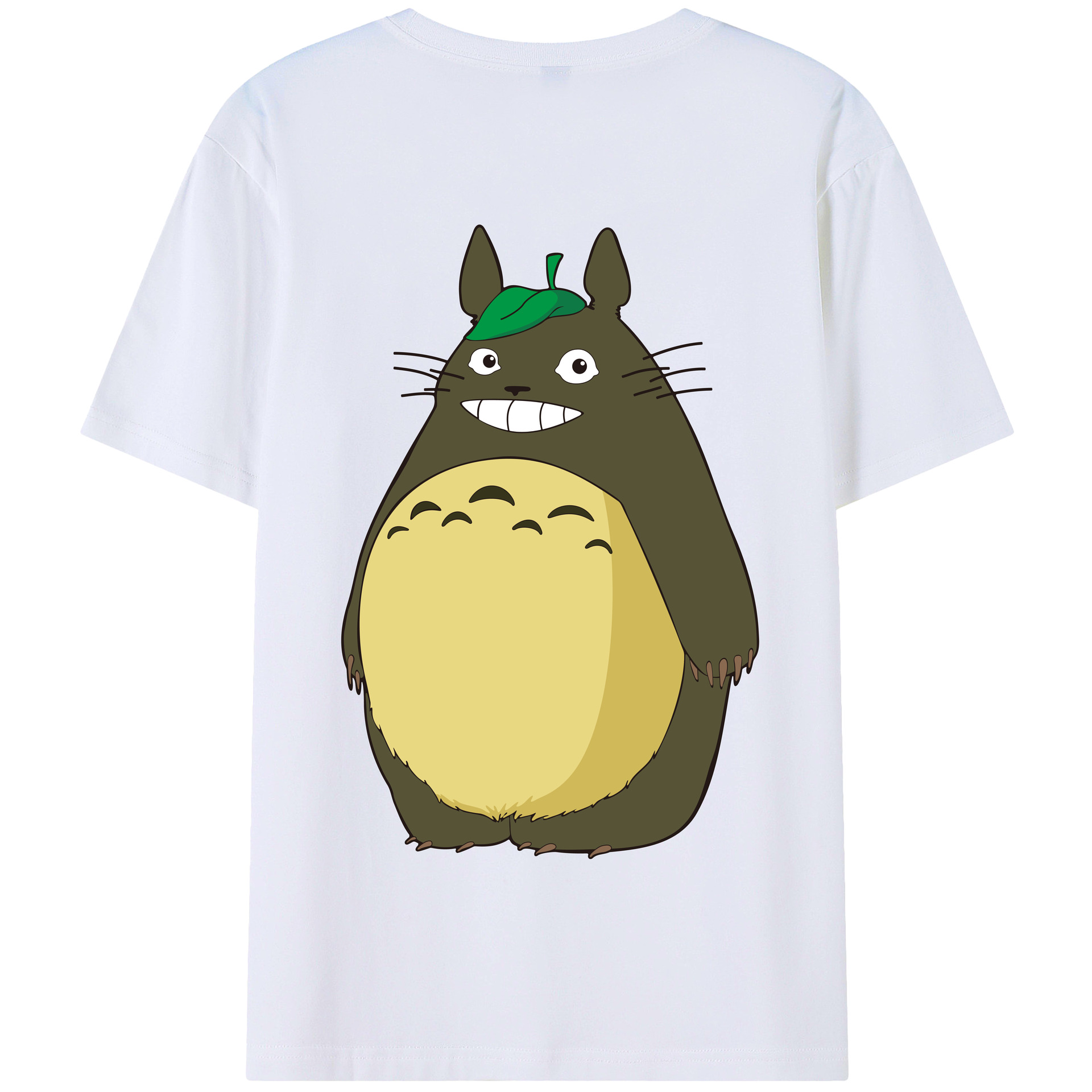 （画像用） となりのトトロ 草壁メイ 草壁サツキ My Neighbor Totoro Satsuki Kusakabe Mei Kusakabe 綿100％半袖Tシャツ（背面プリント）