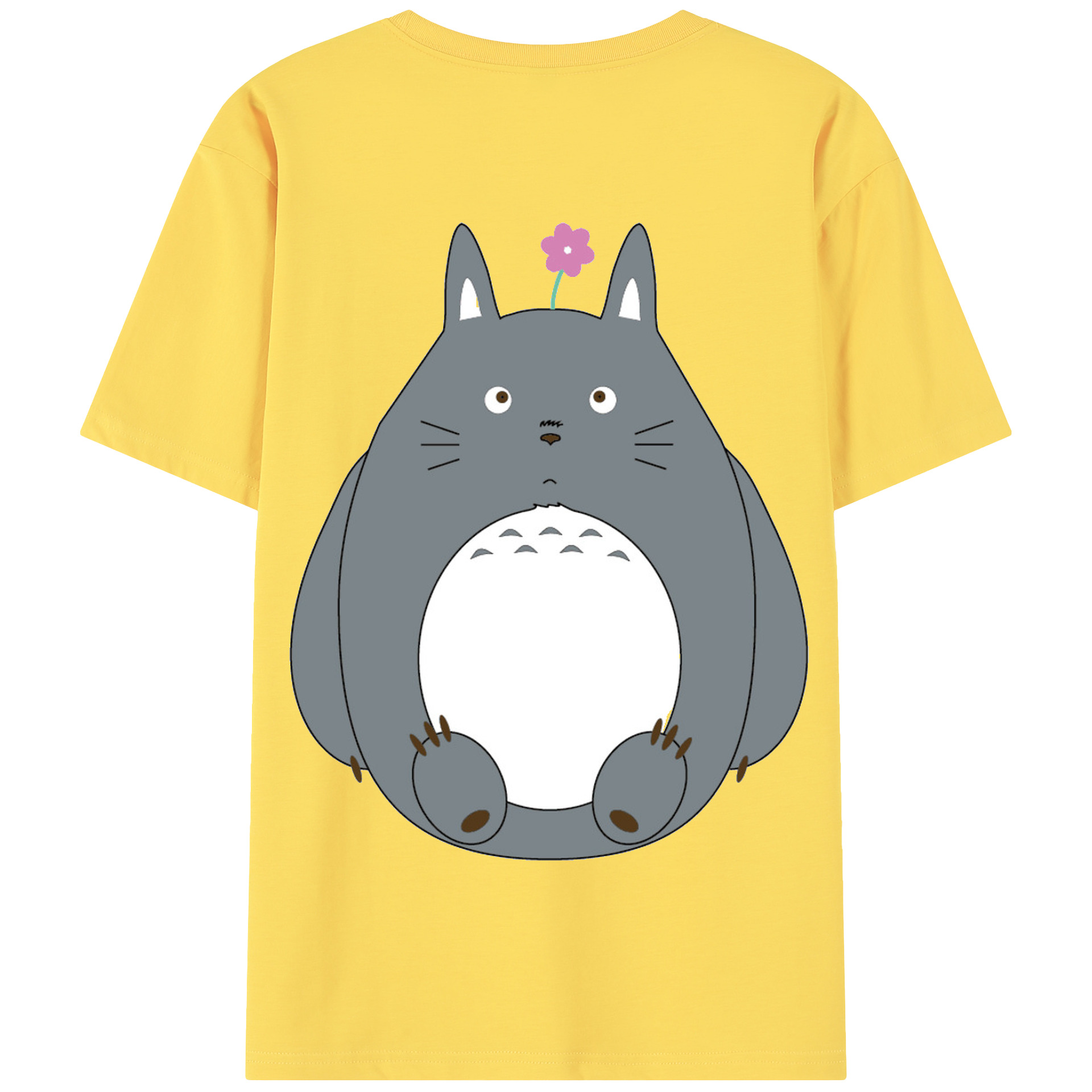 （画像用） となりのトトロ 草壁メイ 草壁サツキ My Neighbor Totoro Satsuki Kusakabe Mei Kusakabe 綿100％半袖Tシャツ（背面プリント）