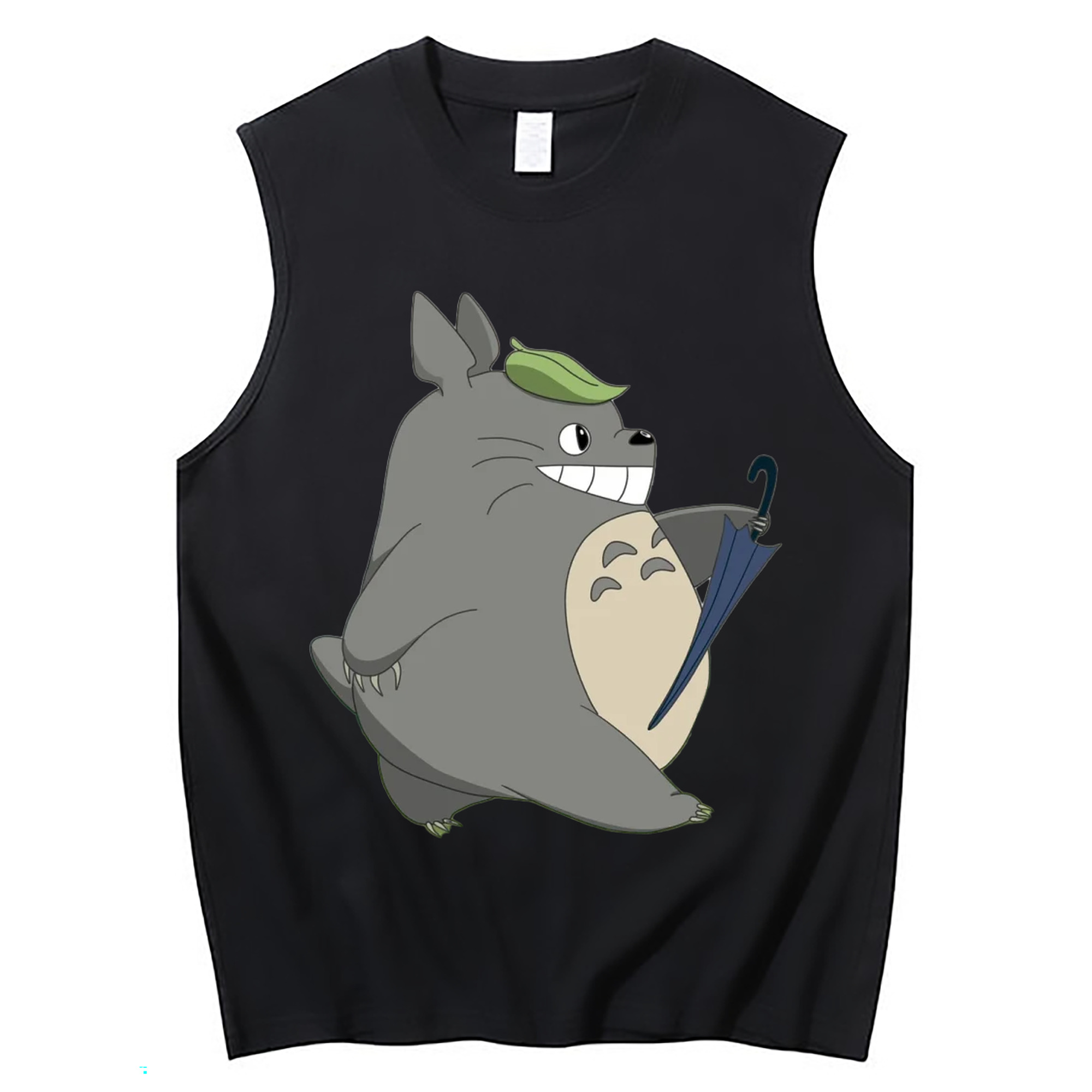 （画像用） となりのトトロ 草壁メイ 草壁サツキ My Neighbor Totoro Satsuki Kusakabe Mei Kusakabe コットン100％タンクトップ（フロントプリント）