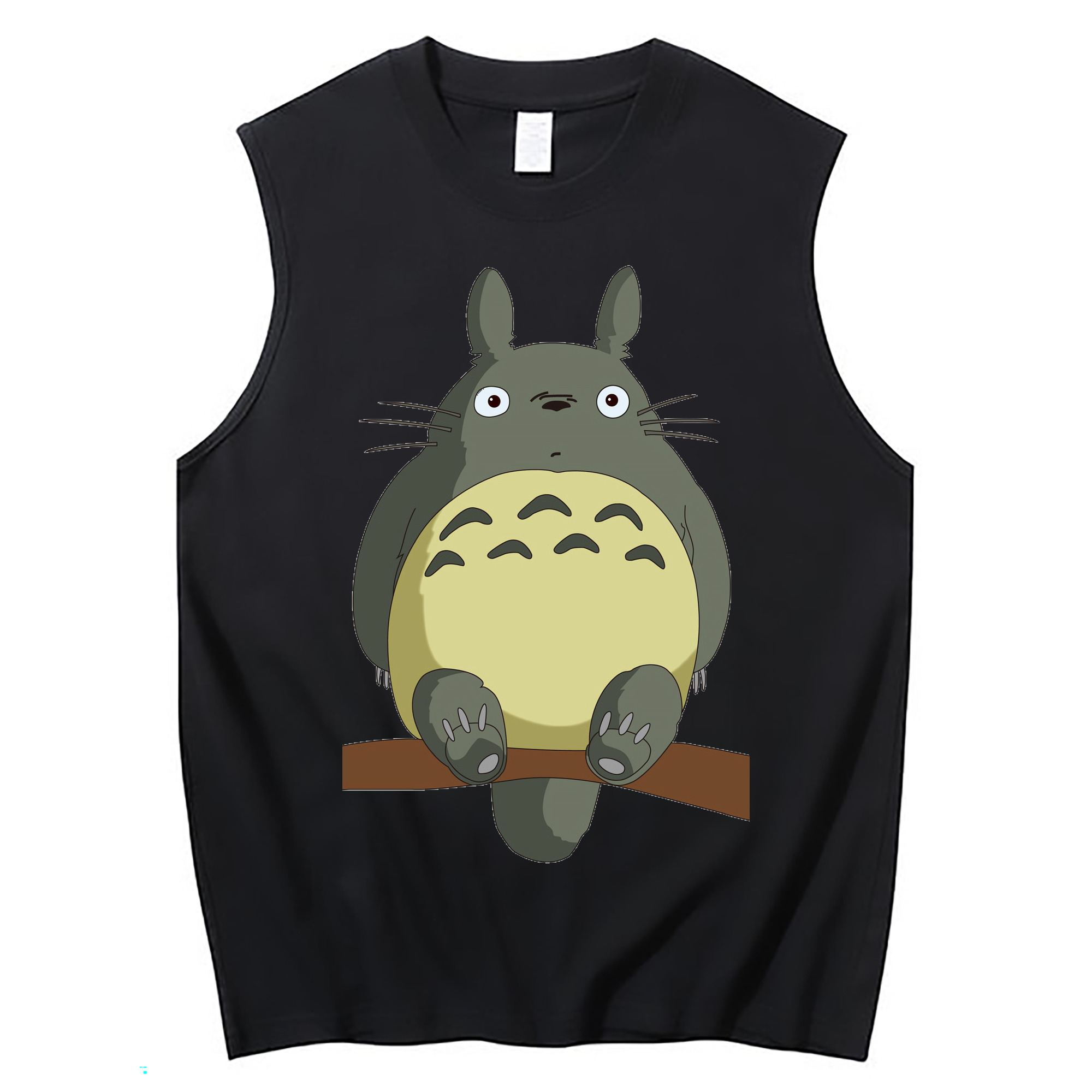 （画像用） となりのトトロ 草壁メイ 草壁サツキ My Neighbor Totoro Satsuki Kusakabe Mei Kusakabe コットン100％タンクトップ（フロントプリント）