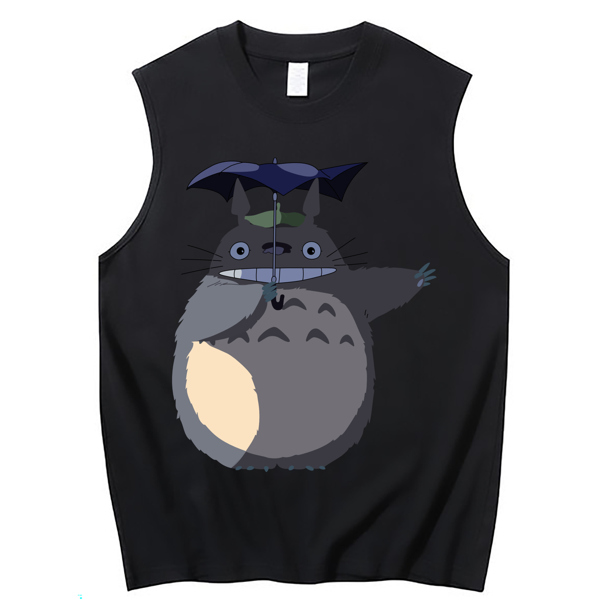 （画像用） となりのトトロ 草壁メイ 草壁サツキ My Neighbor Totoro Satsuki Kusakabe Mei Kusakabe コットン100％タンクトップ（フロントプリント）