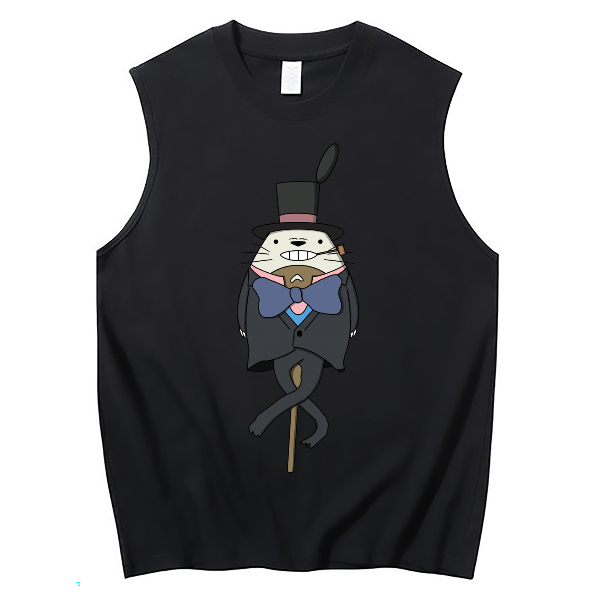 （画像用） となりのトトロ 草壁メイ 草壁サツキ My Neighbor Totoro Satsuki Kusakabe Mei Kusakabe コットン100％タンクトップ（フロントプリント）