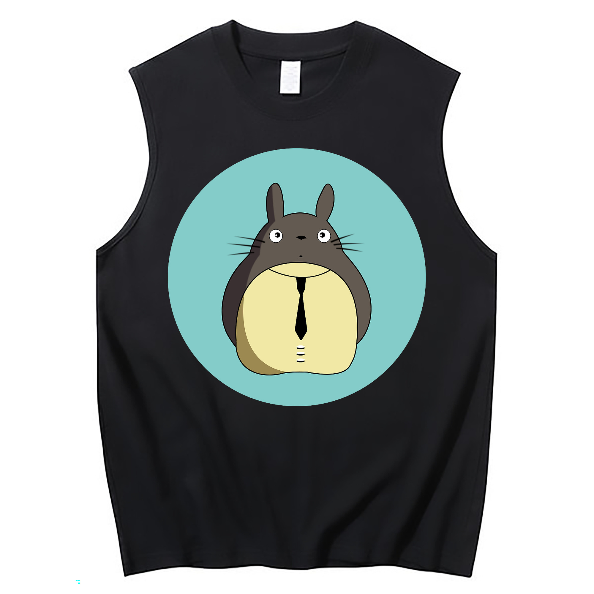 （画像用） となりのトトロ 草壁メイ 草壁サツキ My Neighbor Totoro Satsuki Kusakabe Mei Kusakabe コットン100％タンクトップ（フロントプリント）