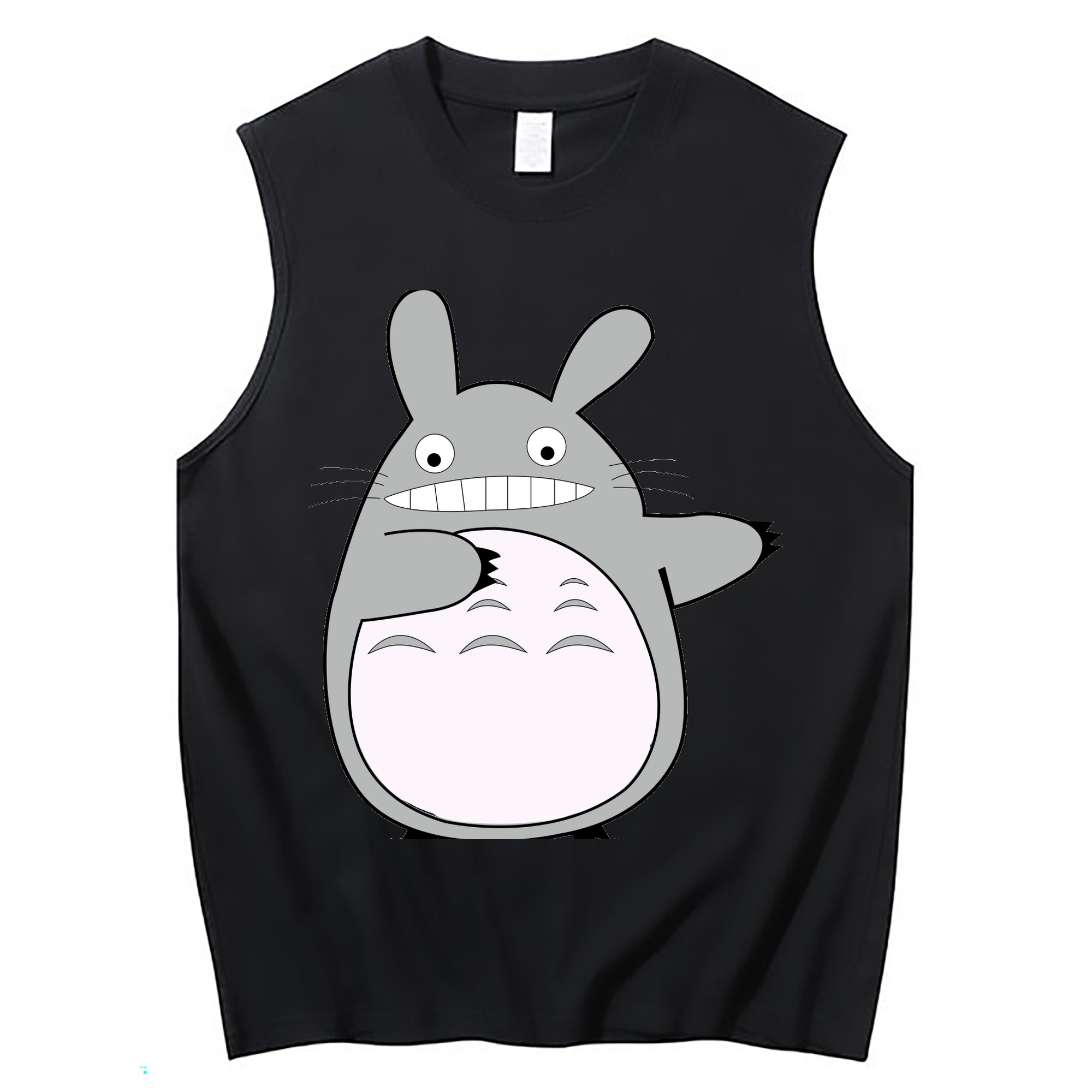 （画像用） となりのトトロ 草壁メイ 草壁サツキ My Neighbor Totoro Satsuki Kusakabe Mei Kusakabe コットン100％タンクトップ（フロントプリント）