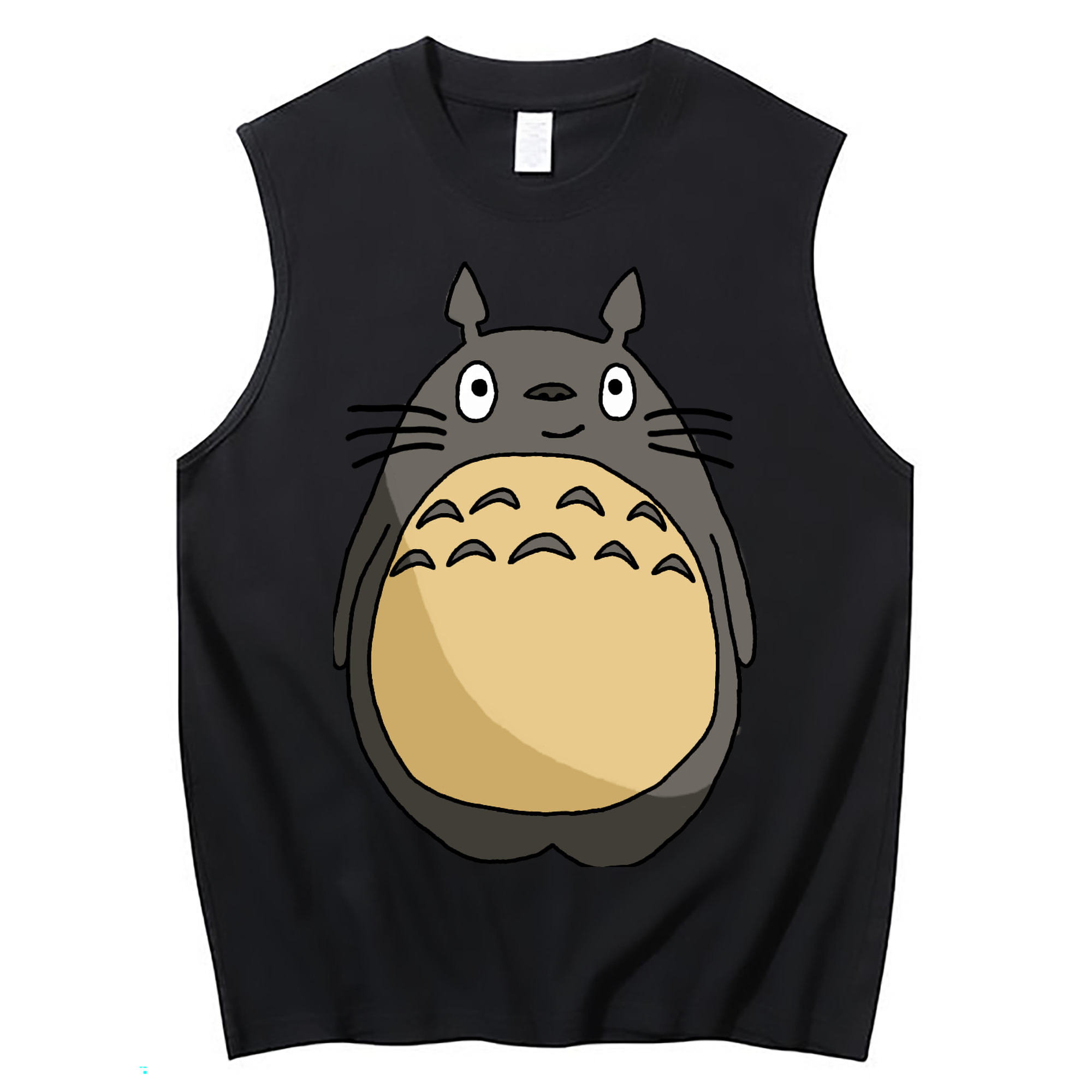 （画像用） となりのトトロ 草壁メイ 草壁サツキ My Neighbor Totoro Satsuki Kusakabe Mei Kusakabe コットン100％タンクトップ（フロントプリント）