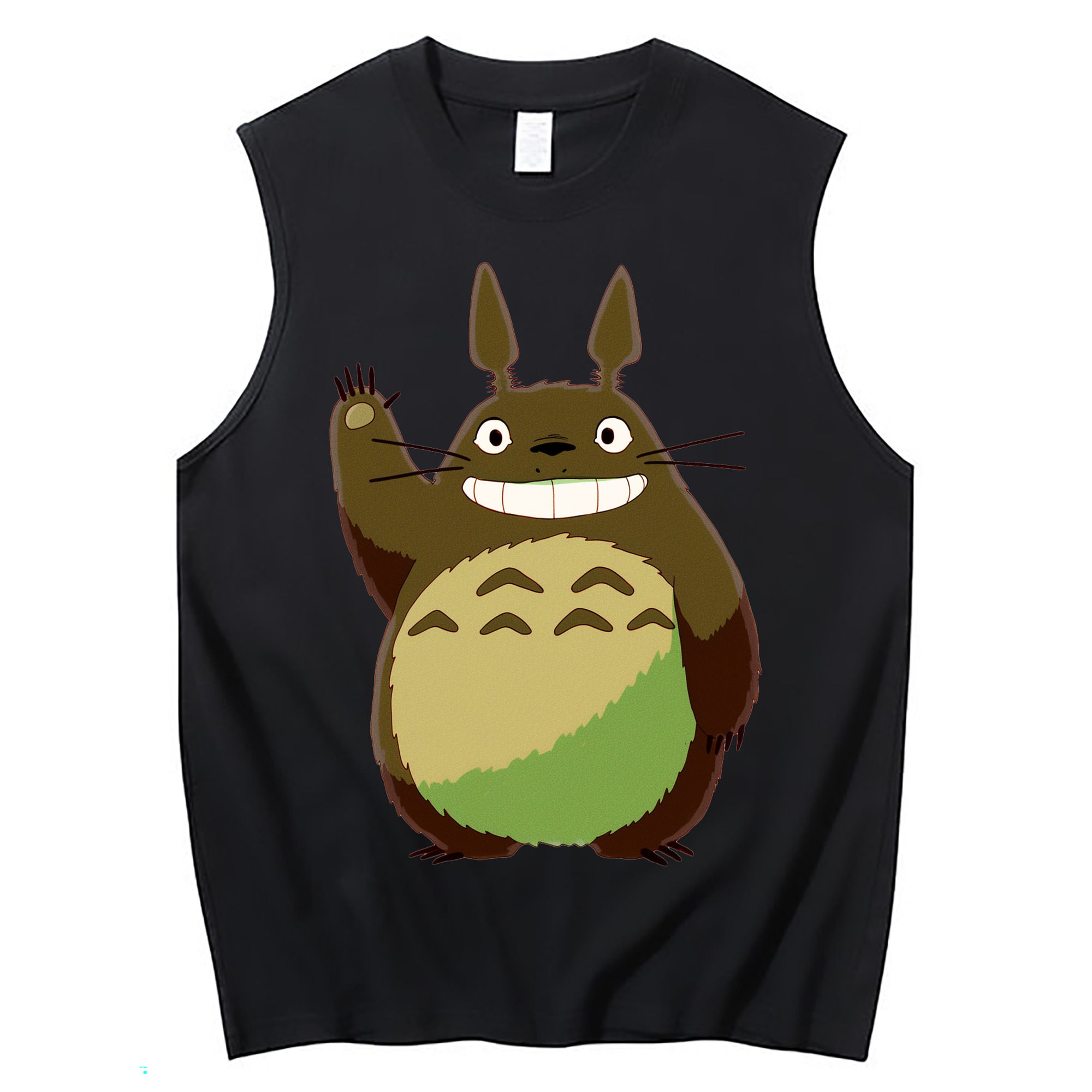 （画像用） となりのトトロ 草壁メイ 草壁サツキ My Neighbor Totoro Satsuki Kusakabe Mei Kusakabe コットン100％タンクトップ（フロントプリント）