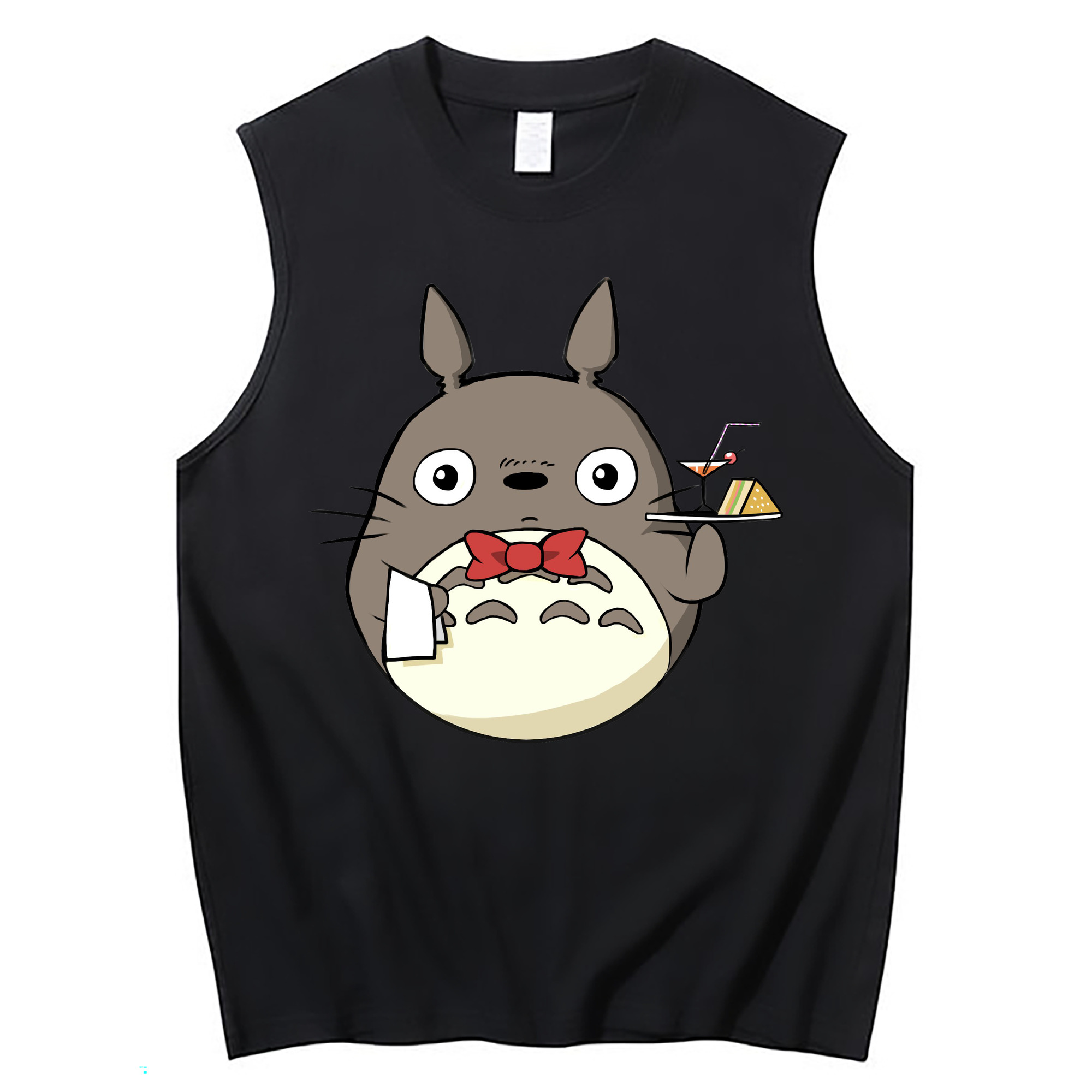 （画像用） となりのトトロ 草壁メイ 草壁サツキ My Neighbor Totoro Satsuki Kusakabe Mei Kusakabe コットン100％タンクトップ（フロントプリント）