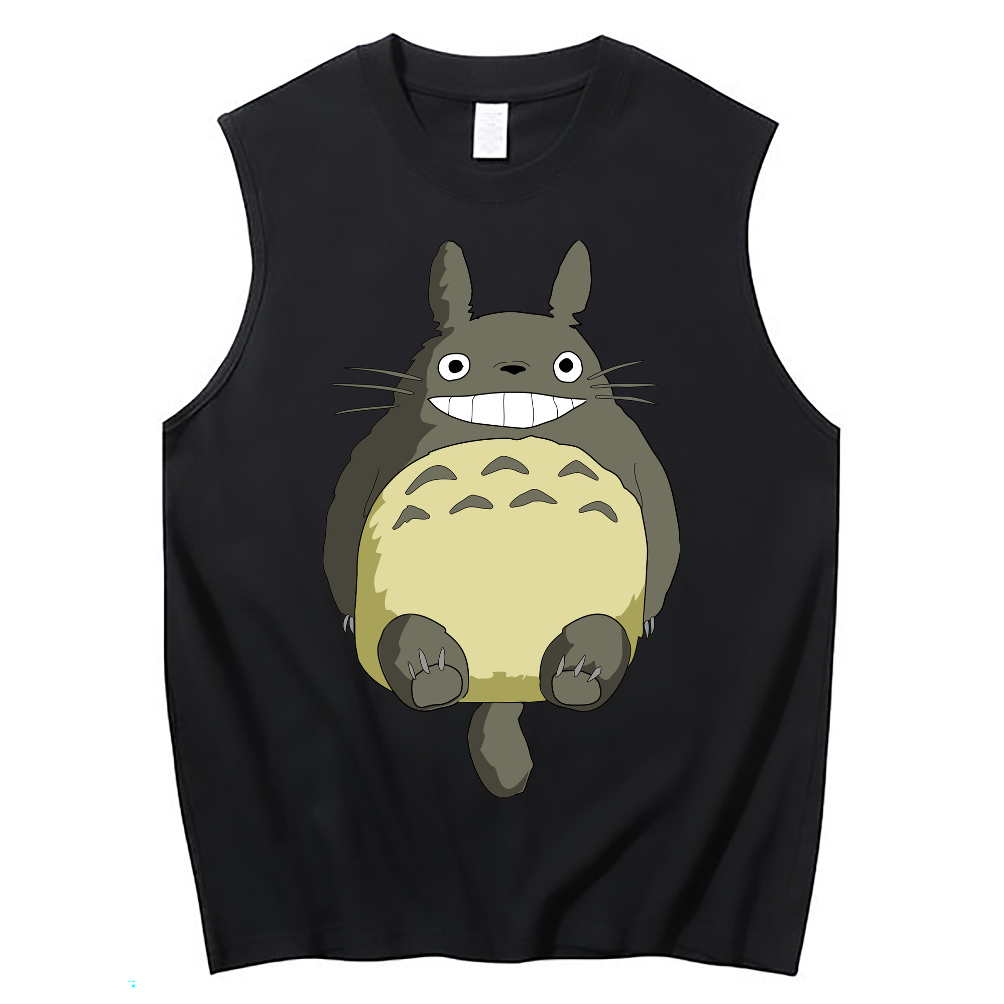 （画像用） となりのトトロ 草壁メイ 草壁サツキ My Neighbor Totoro Satsuki Kusakabe Mei Kusakabe コットン100％タンクトップ（フロントプリント）