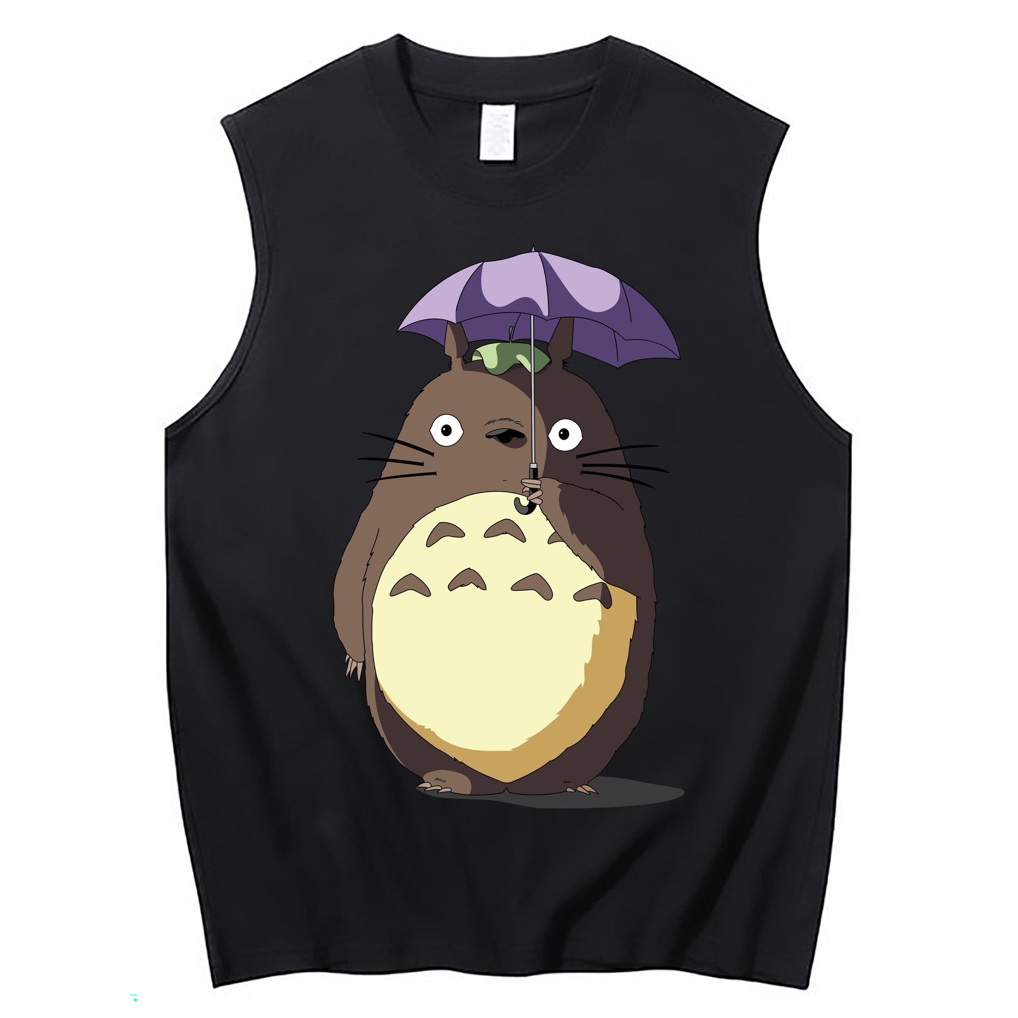（画像用） となりのトトロ 草壁メイ 草壁サツキ My Neighbor Totoro Satsuki Kusakabe Mei Kusakabe コットン100％タンクトップ（フロントプリント）