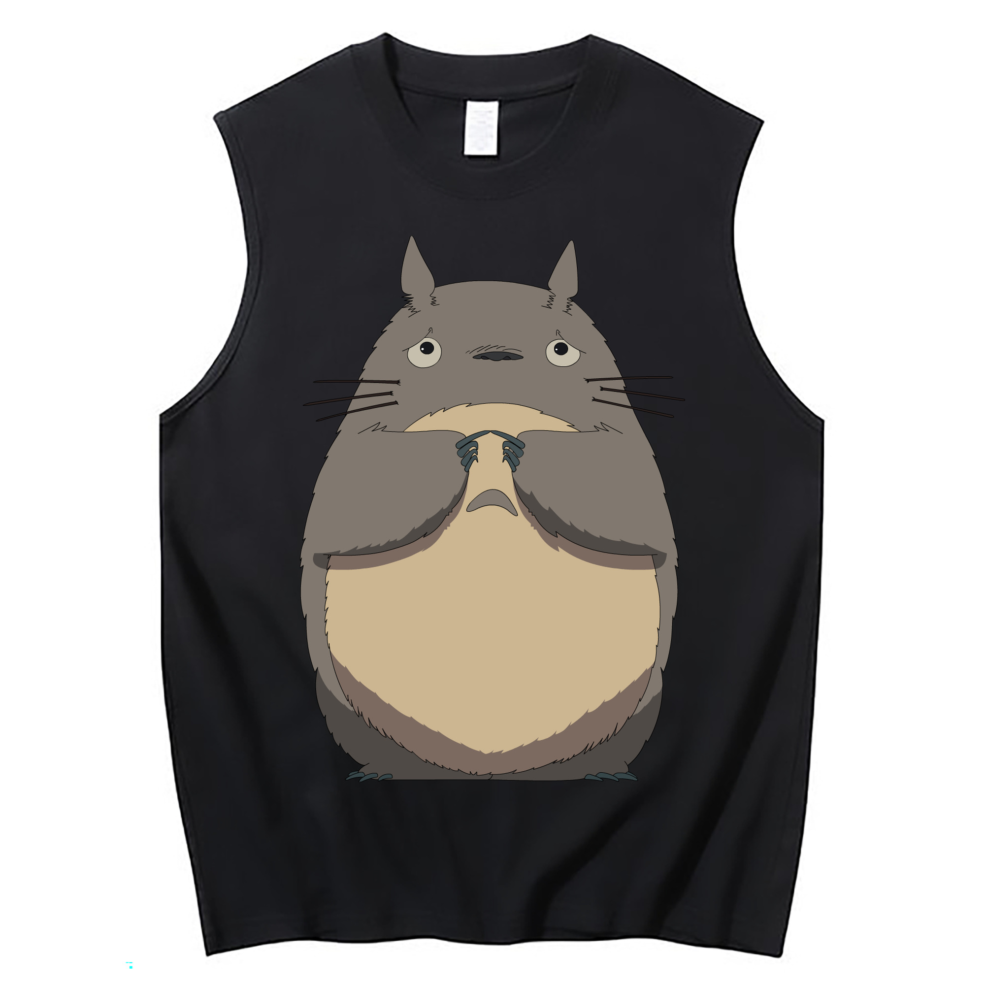 （画像用） となりのトトロ 草壁メイ 草壁サツキ My Neighbor Totoro Satsuki Kusakabe Mei Kusakabe コットン100％タンクトップ（フロントプリント）