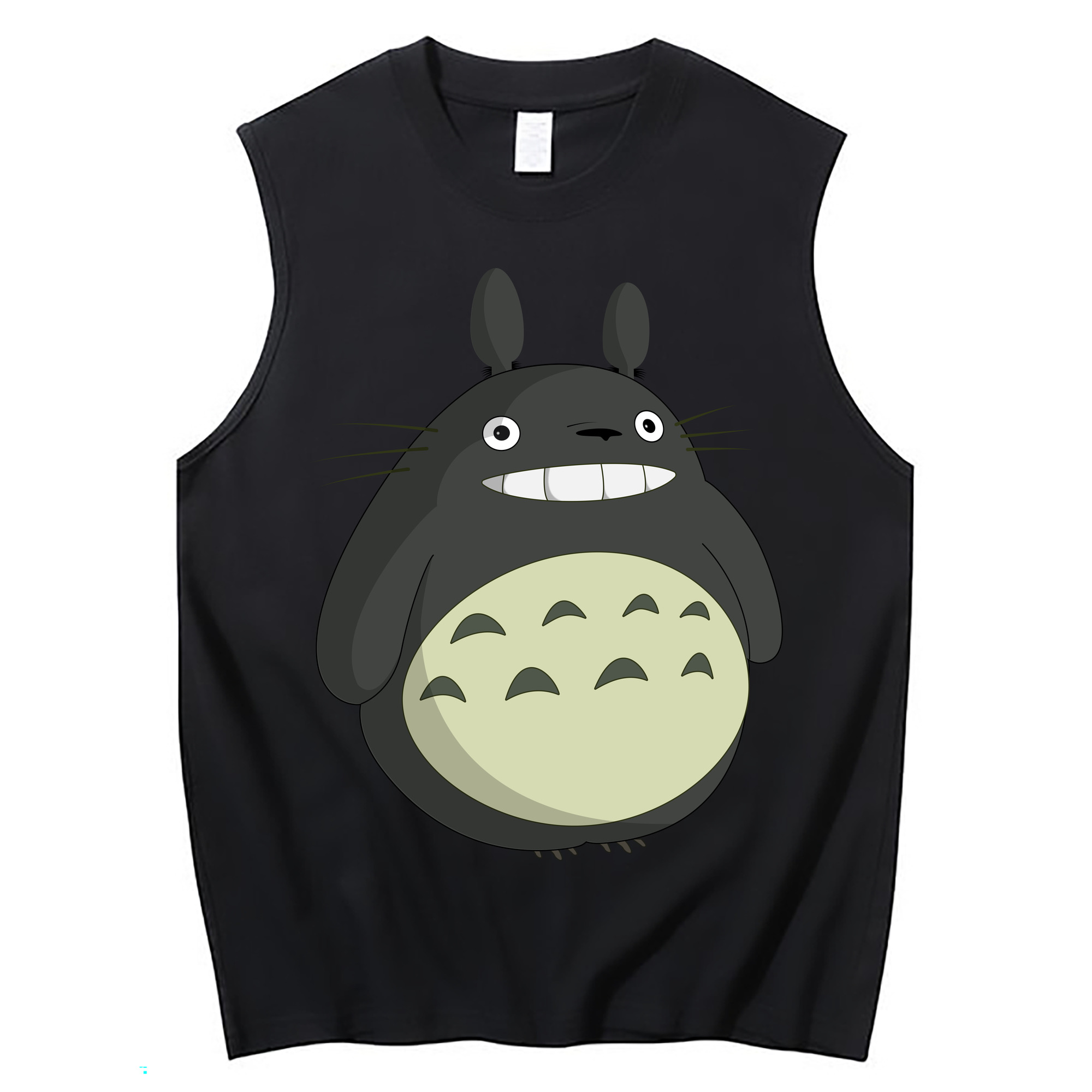 （画像用） となりのトトロ 草壁メイ 草壁サツキ My Neighbor Totoro Satsuki Kusakabe Mei Kusakabe コットン100％タンクトップ（フロントプリント）
