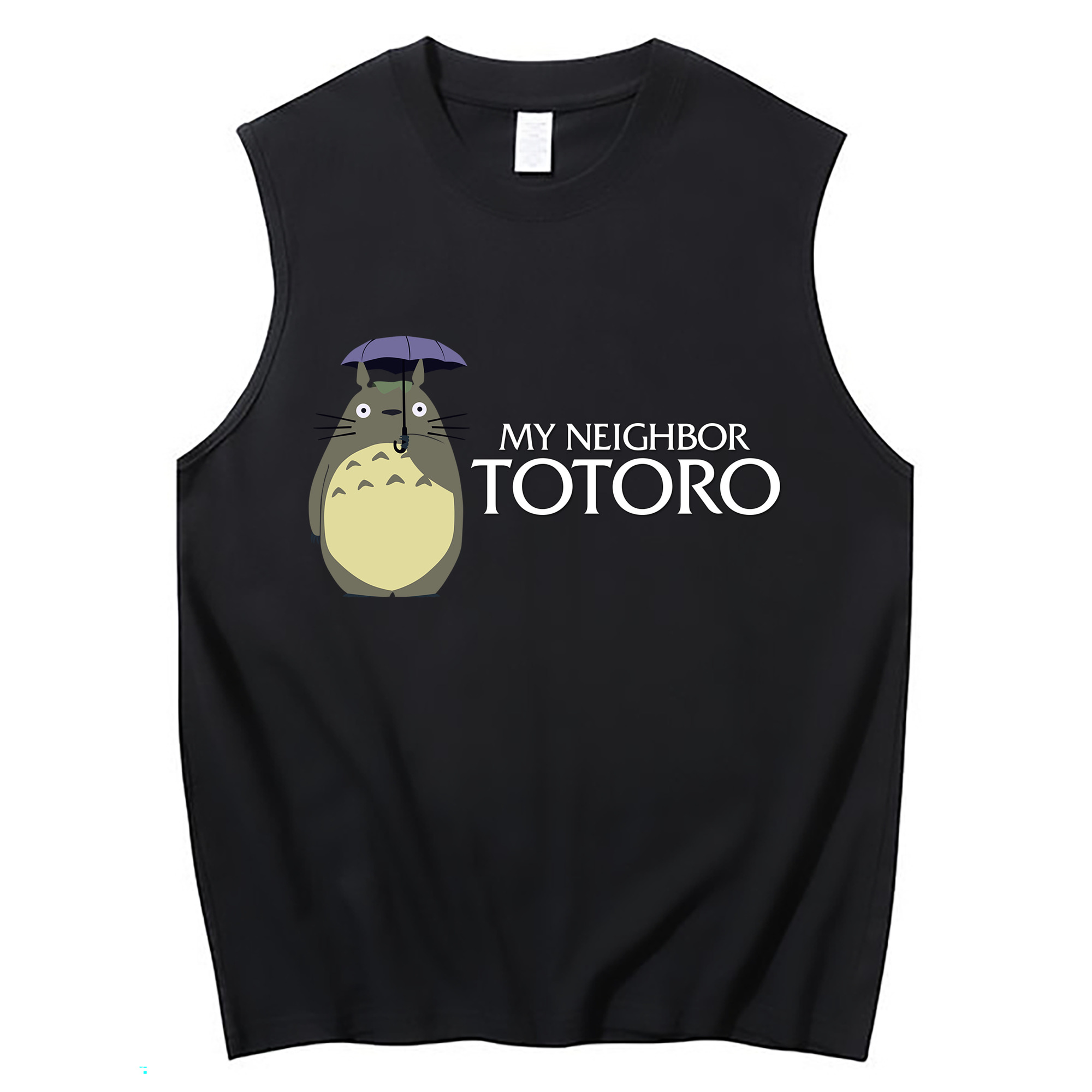 （画像用） となりのトトロ 草壁メイ 草壁サツキ My Neighbor Totoro Satsuki Kusakabe Mei Kusakabe コットン100％タンクトップ（フロントプリント）