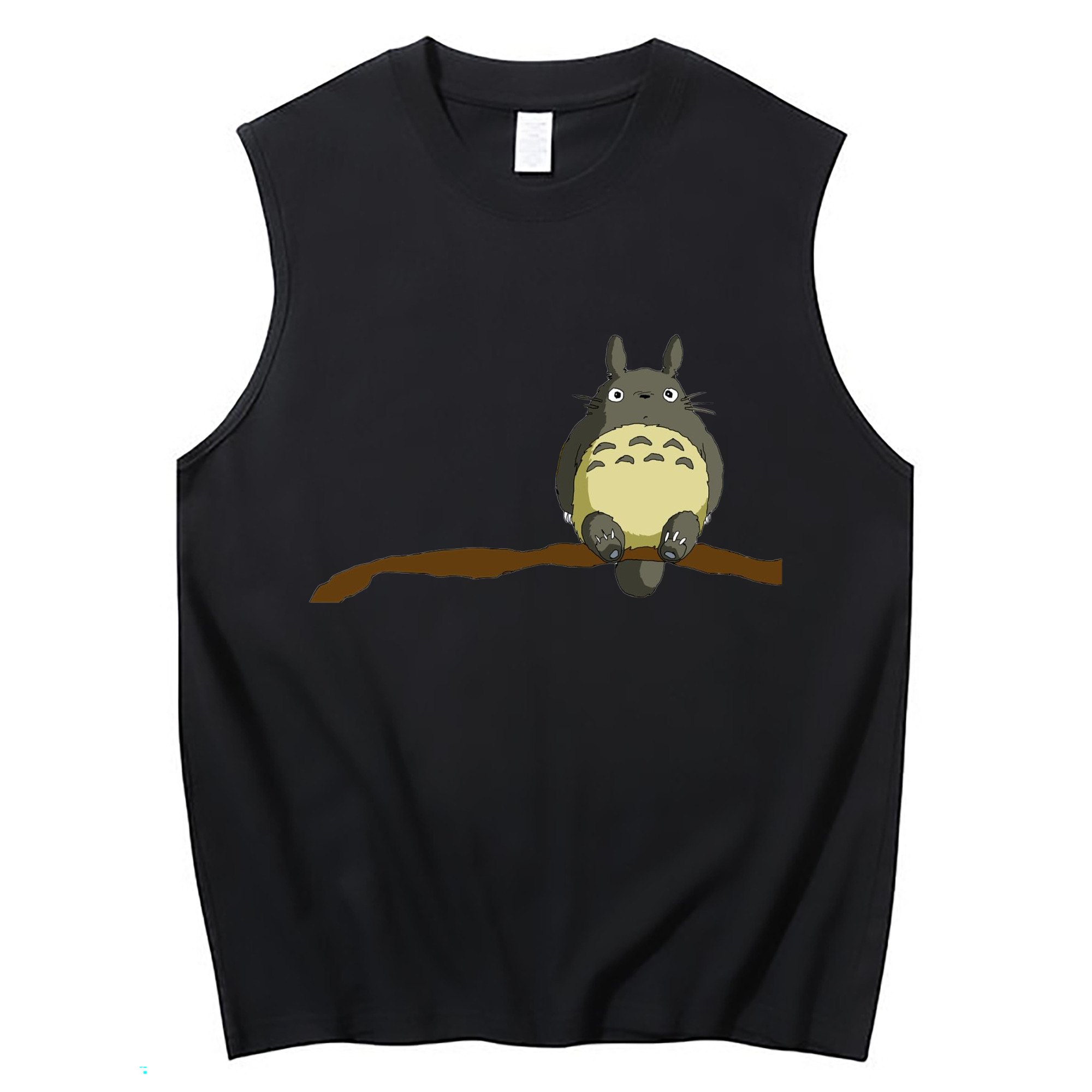 （画像用） となりのトトロ 草壁メイ 草壁サツキ My Neighbor Totoro Satsuki Kusakabe Mei Kusakabe コットン100％タンクトップ（フロントプリント）